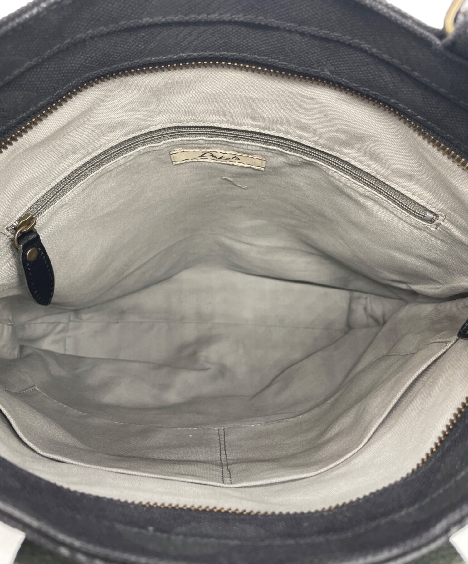 中古・古着通販】DAKOTA (ダコタ) キャンバスリュック ブラック