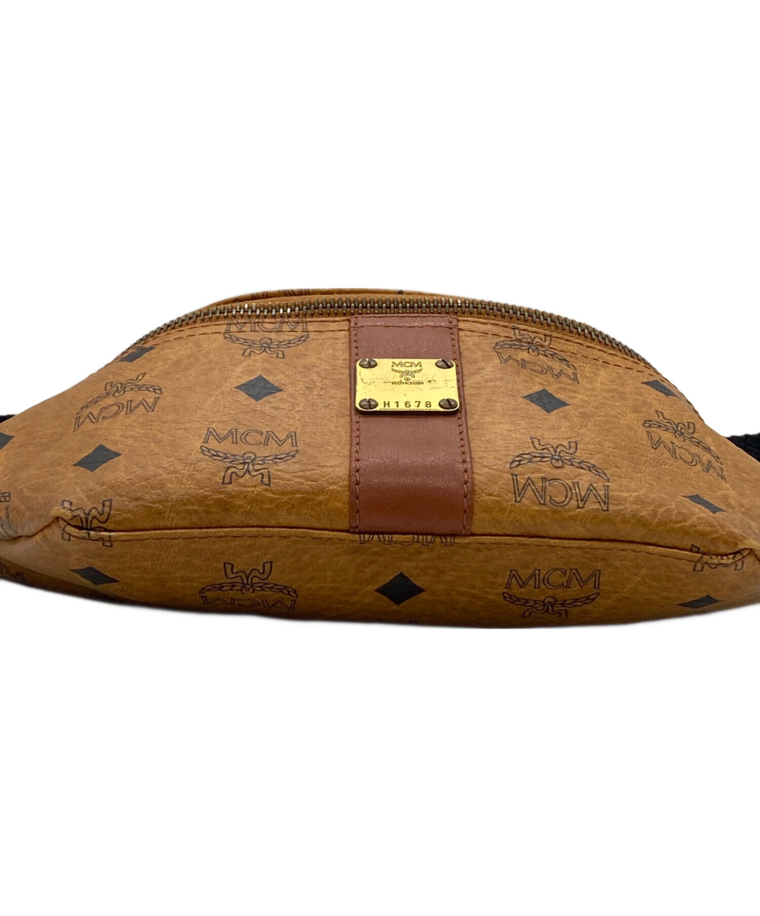 中古・古着通販】MCM (エムシーエム) ウエストバッグ ブラウン