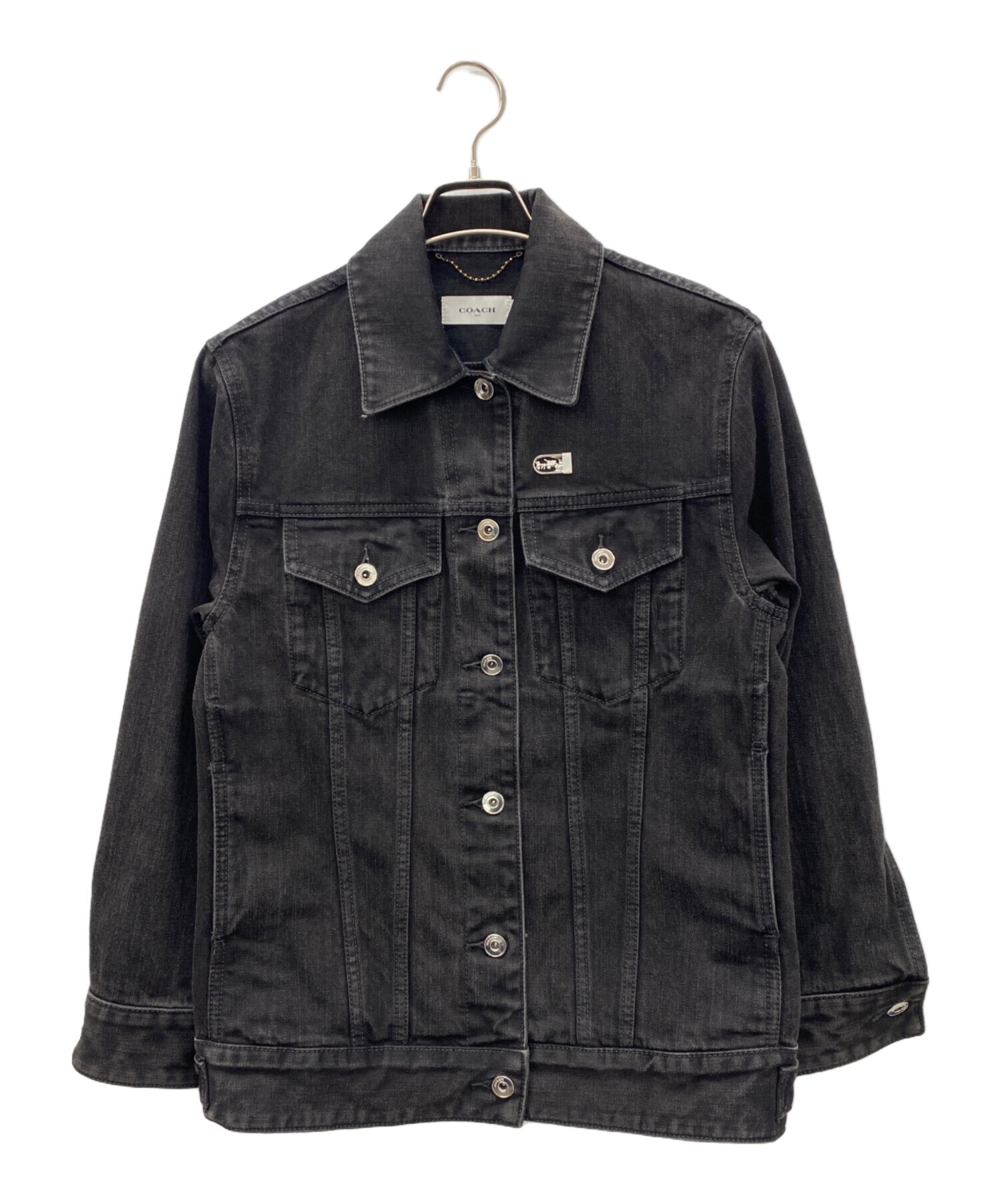 Coach コーチ ブラックデニム ミニボストン ミニローアン Coach コーチ