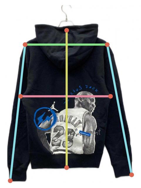 中古・古着通販】JORDAN (ジョーダン) Travis Scott Fragment プル