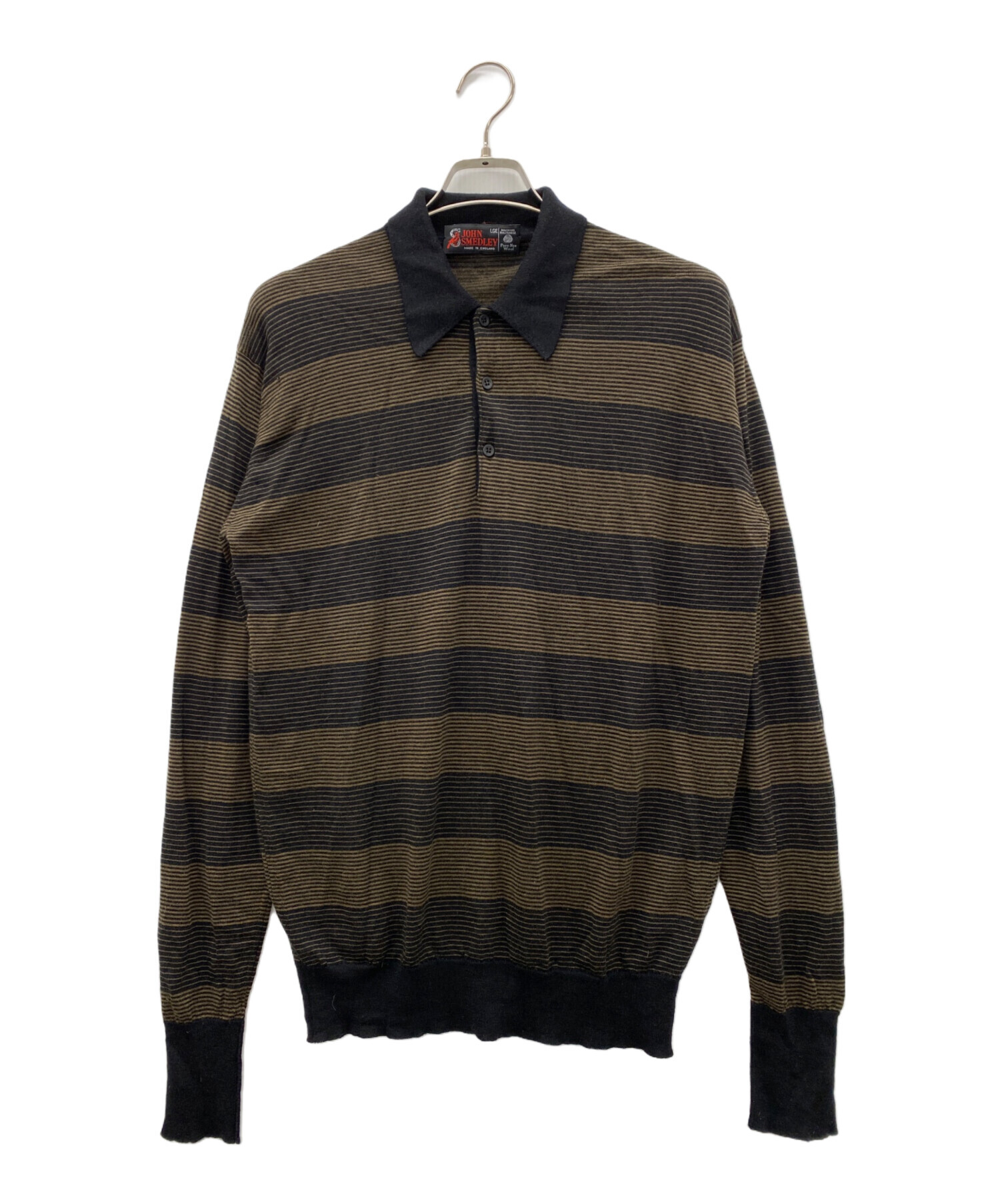 中古・古着通販】JOHN SMEDLEY (ジョンスメドレー) ニットポロシャツ 