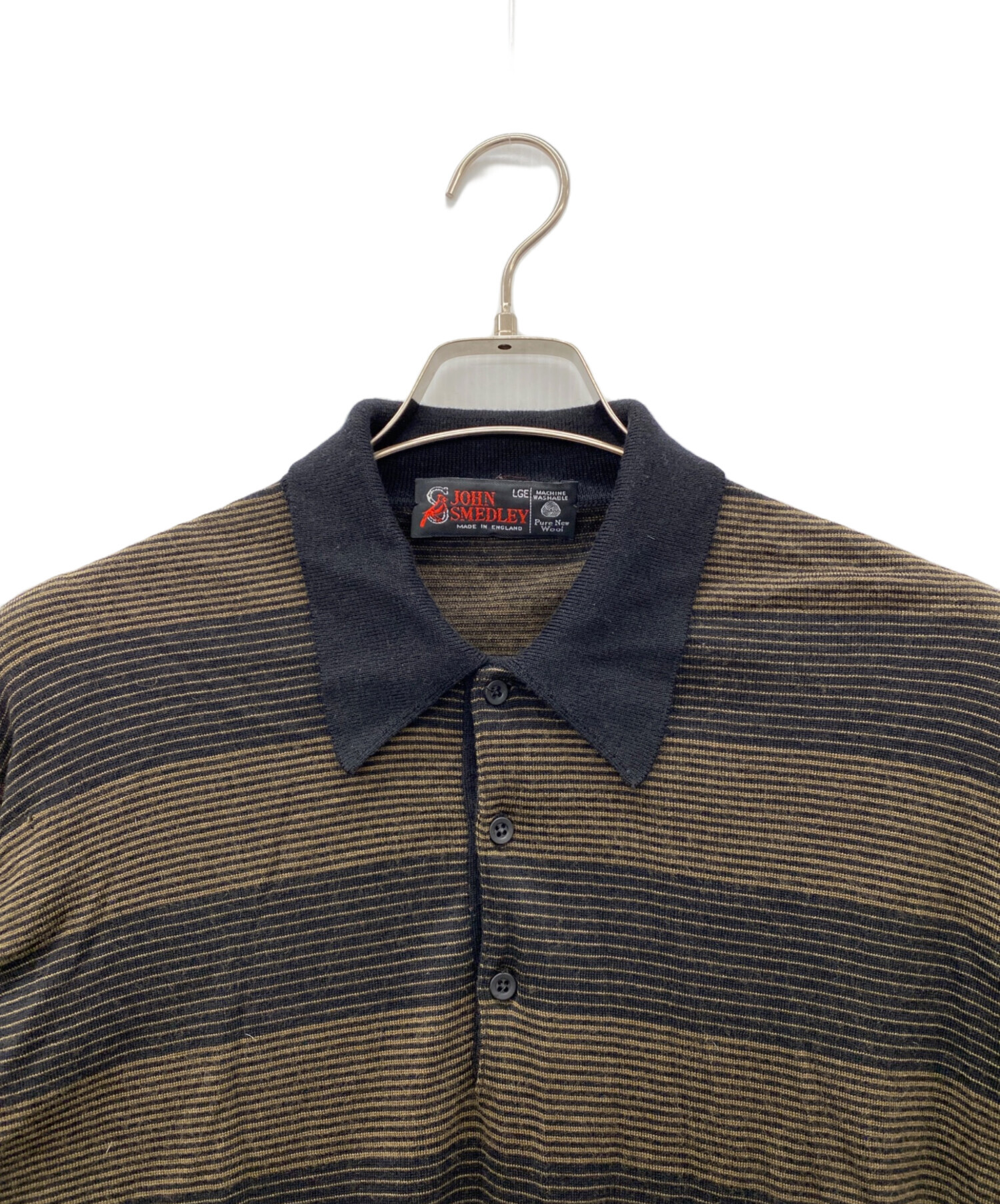 中古・古着通販】JOHN SMEDLEY (ジョンスメドレー) ニットポロシャツ 