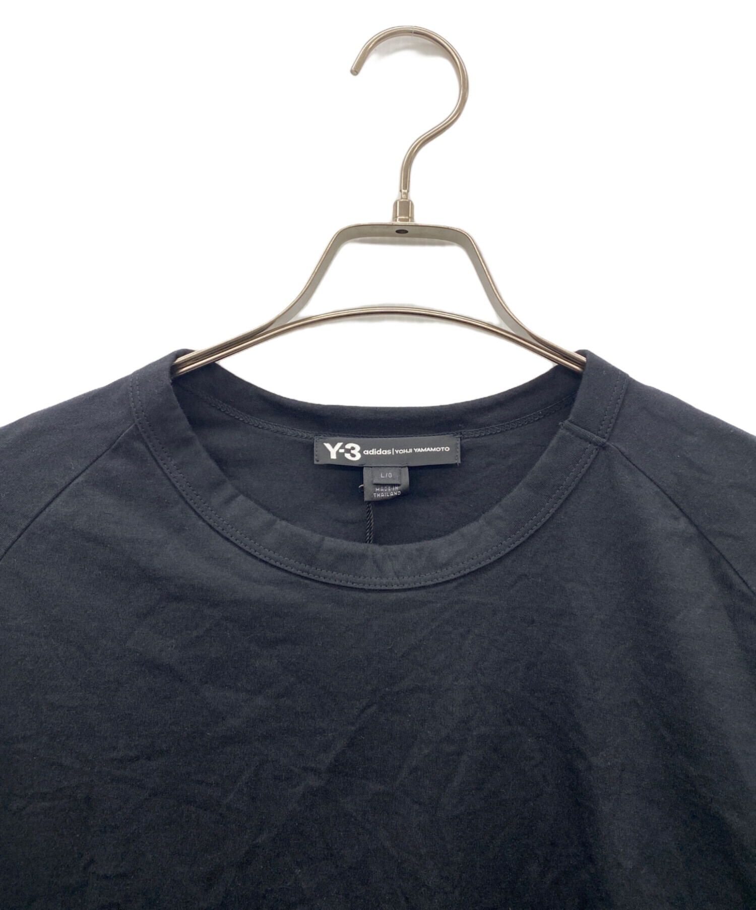 中古・古着通販】Y-3 (ワイスリー) 長袖カットソー ブラック サイズ:L 