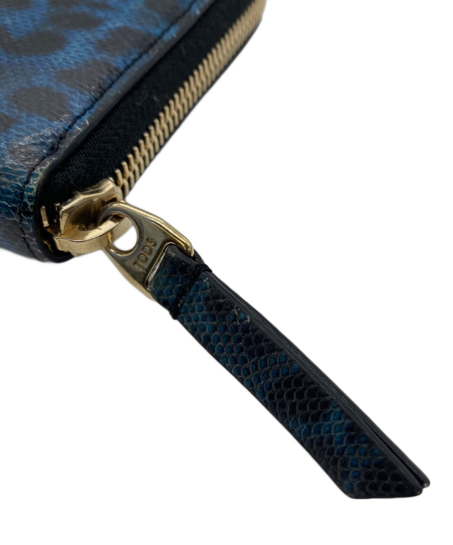 未使用品 TOD'S 長財布 ブルー 中古・古着通販】TOD'S (トッズ) 長財布 ブルー｜ブランド・古着通販