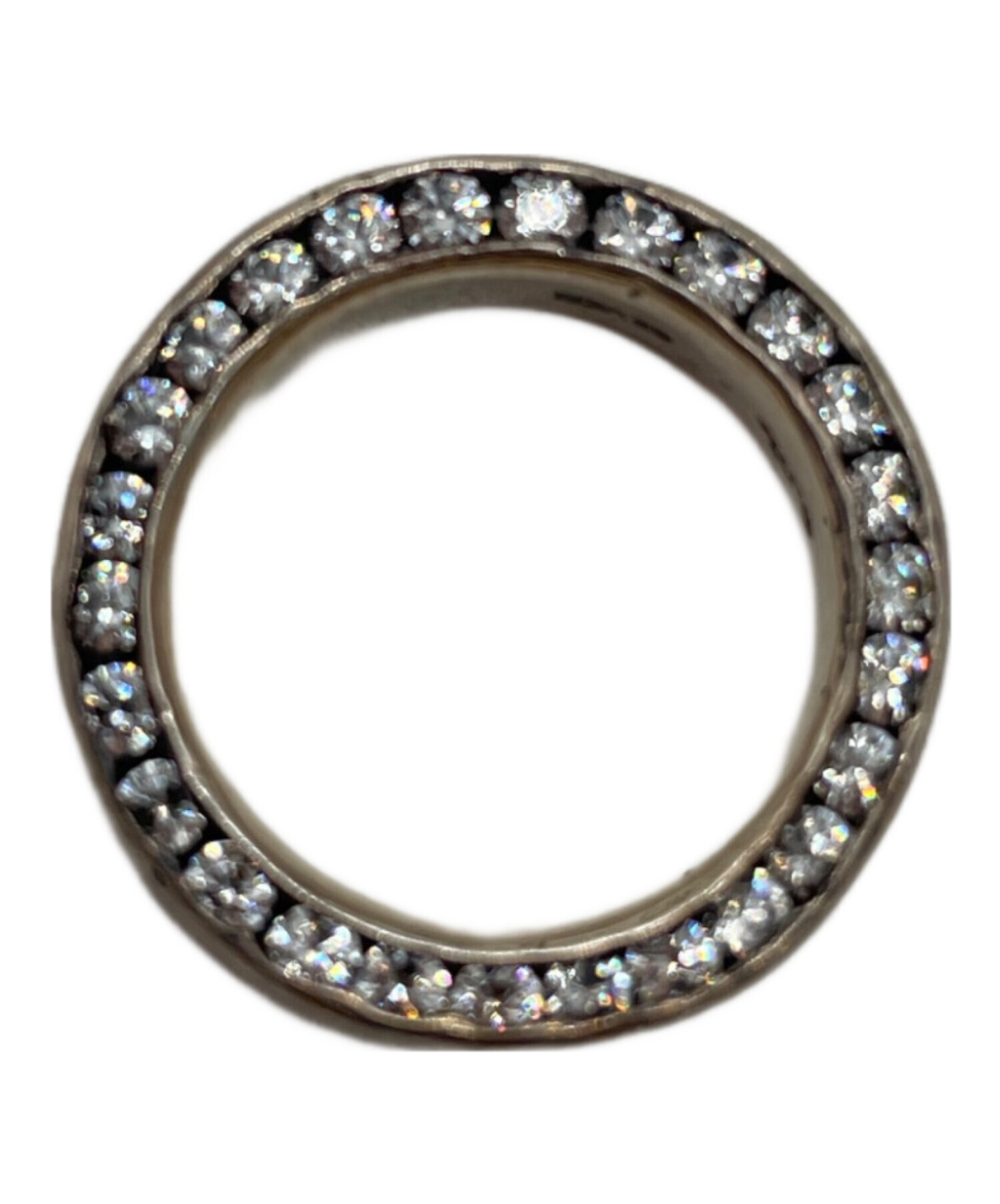 中古・古着通販】e.m. (イーエム) 両面ジルコニア埋め込みシルバー