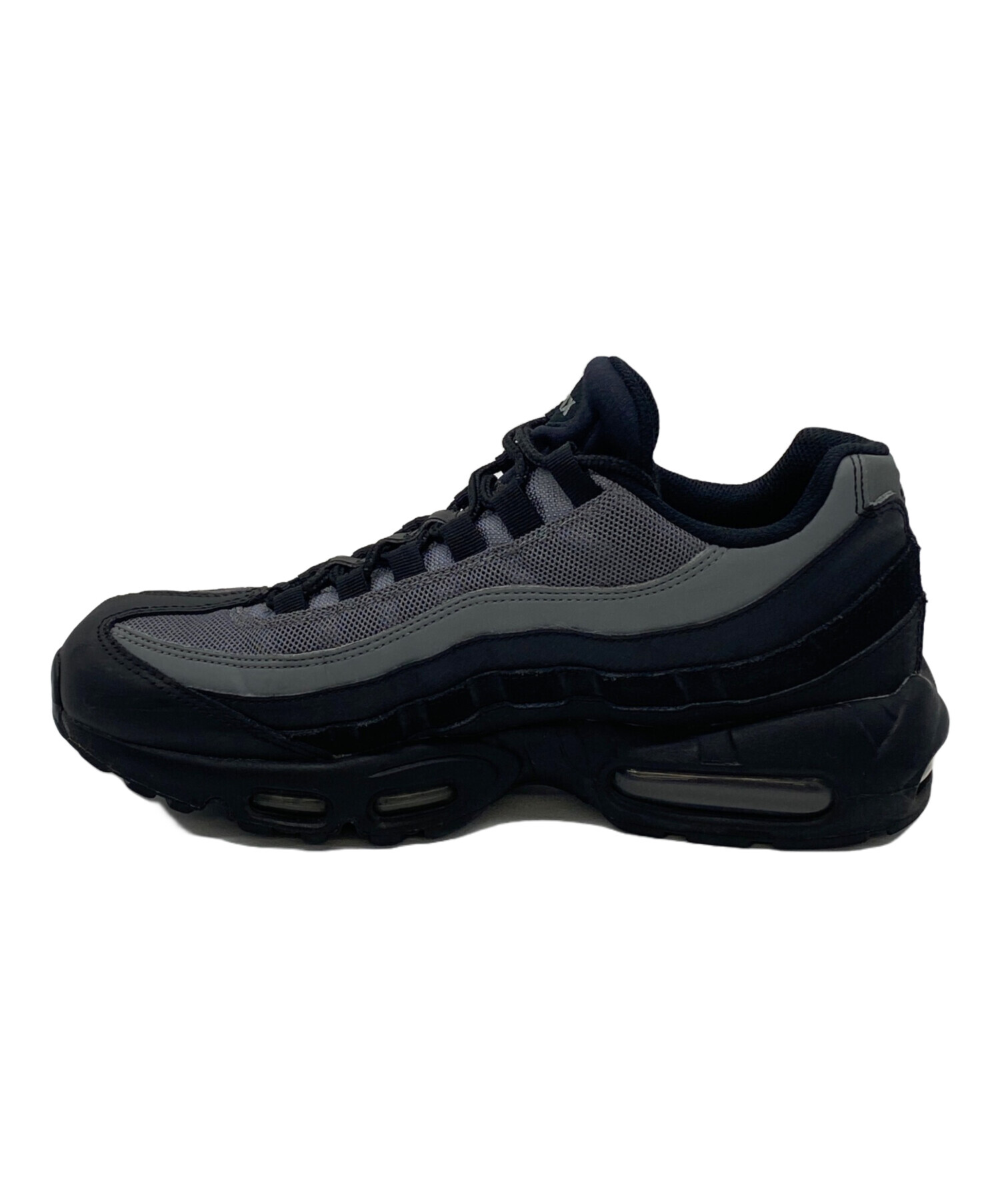 中古・古着通販】NIKE (ナイキ) AIR MAX95 ESSENTIAL ブラック×グレー 