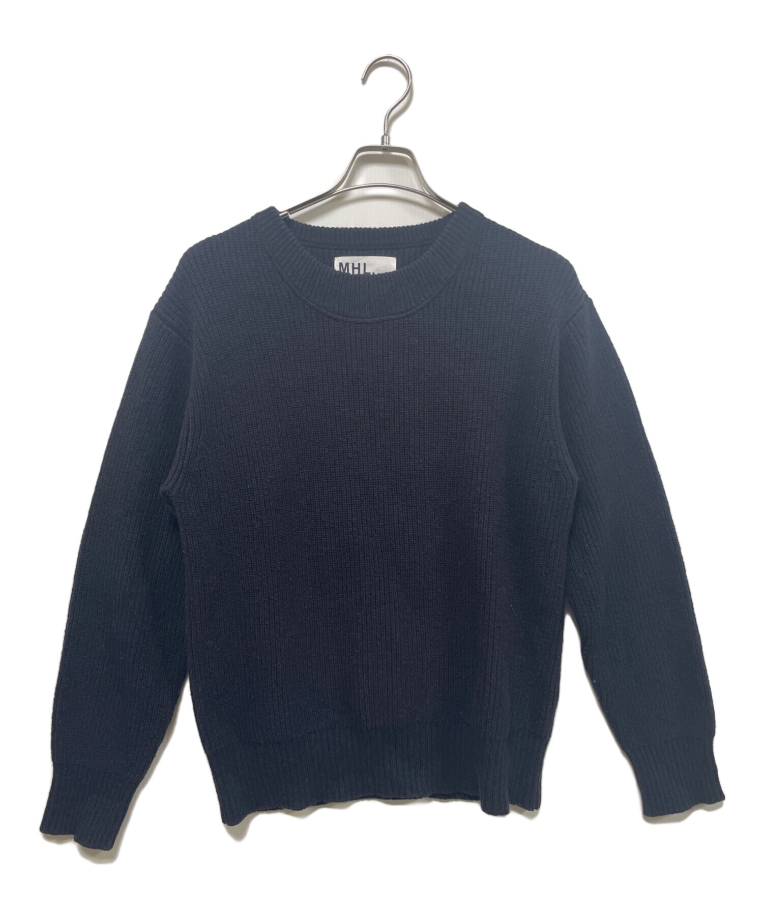 中古・古着通販】MHL (エムエイチエル) ニット ネイビー サイズ:M 