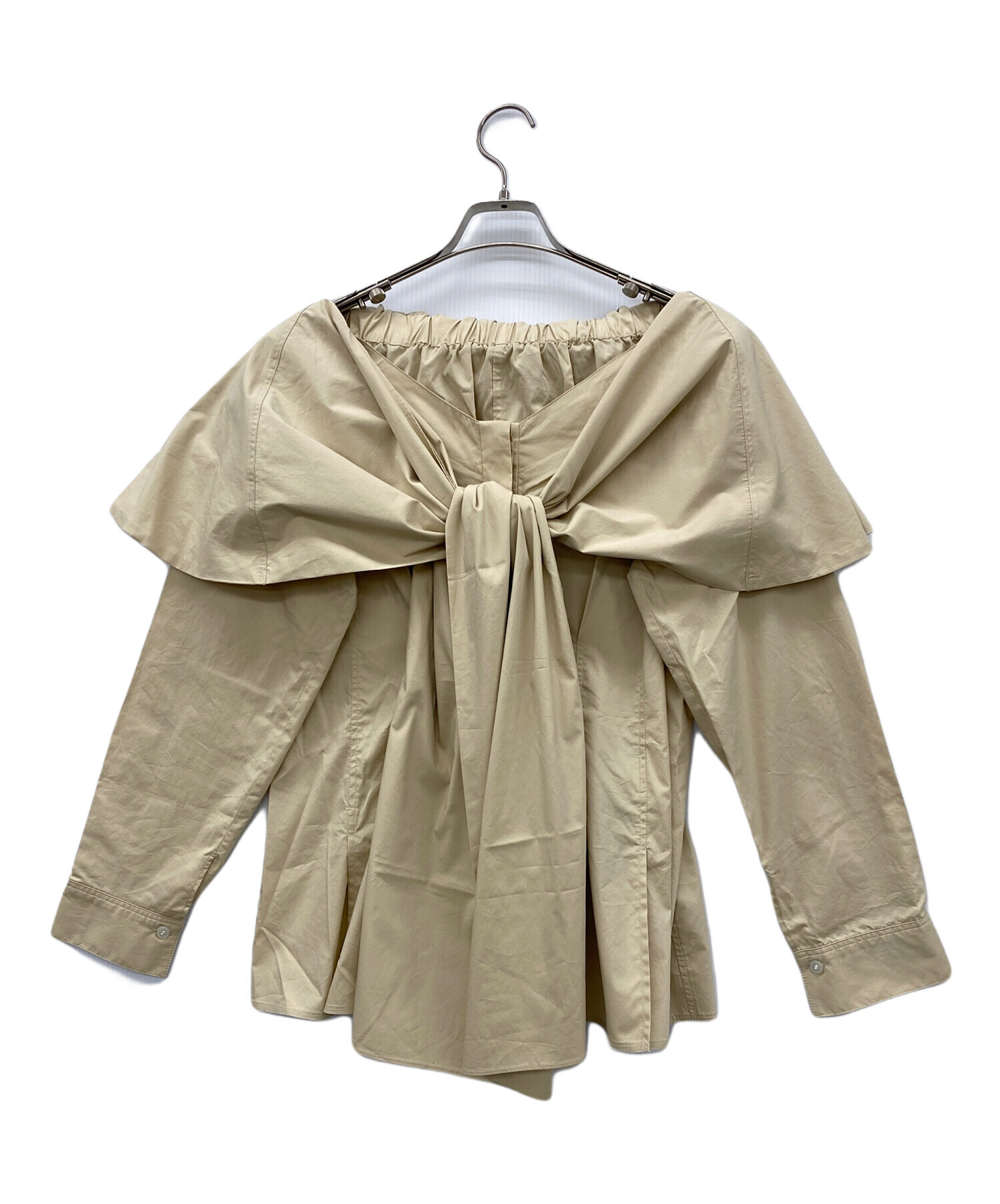 中古・古着通販】styling/ (スタイリング) 長袖ブラウス ベージュ 