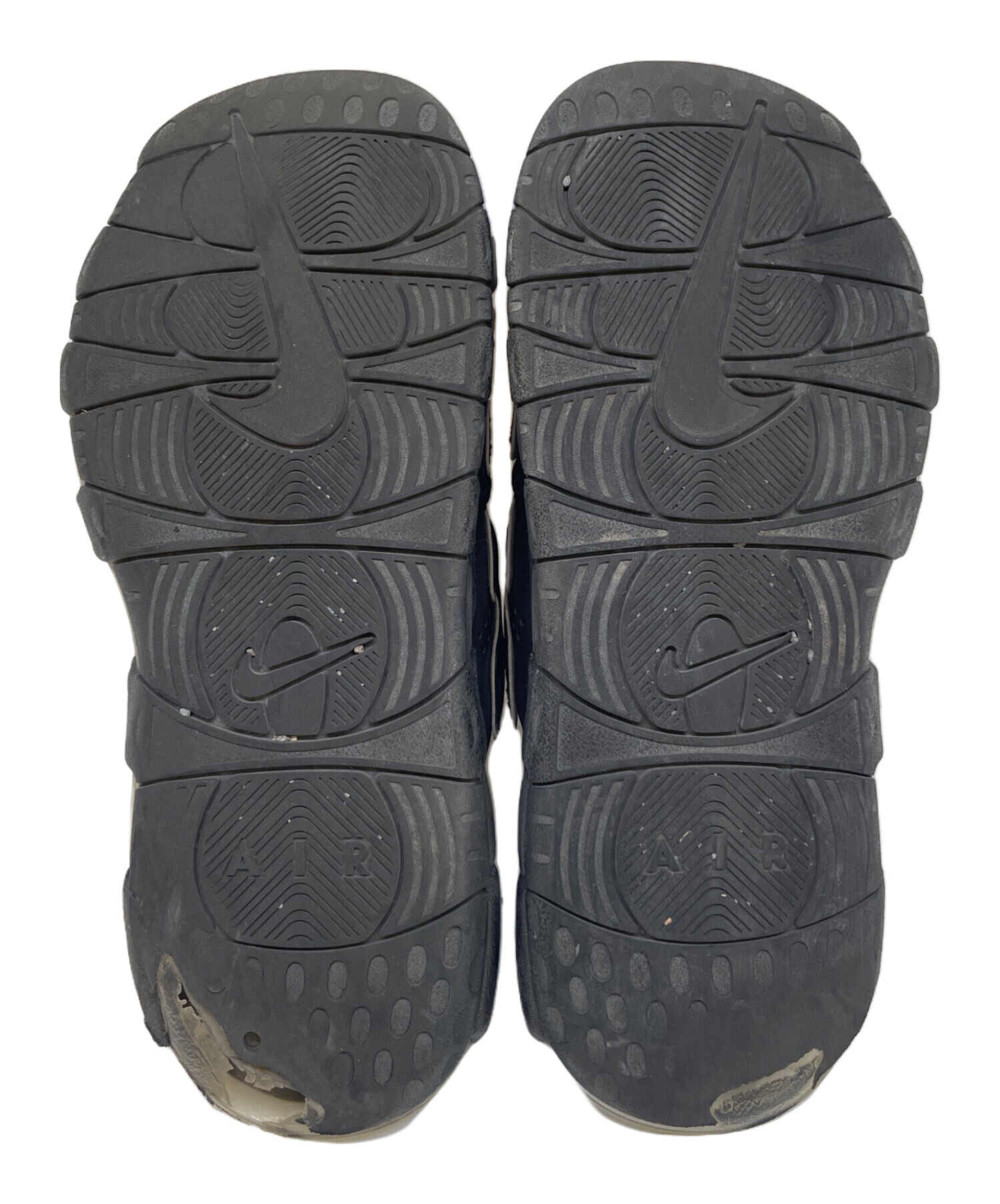 中古品　NIKE AIR MORE UPTEMPO SLIDE 10 中古・古着通販】NIKE (ナイキ) Air More Uptempo Slide ブラック