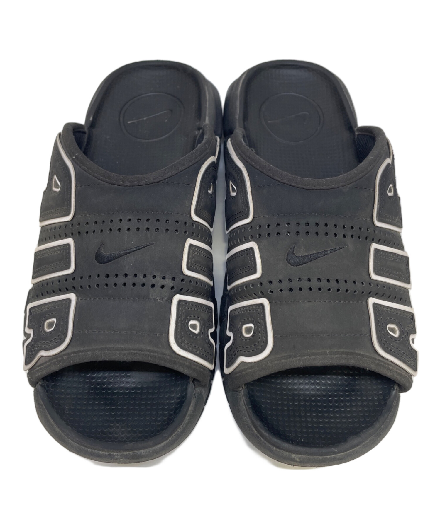 中古・古着通販】NIKE (ナイキ) Air More Uptempo Slide ブラック