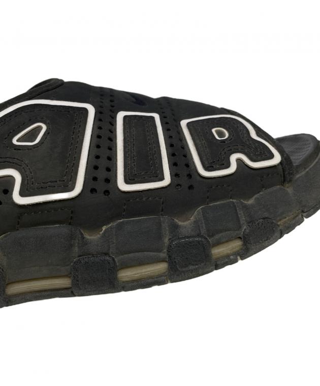 中古・古着通販】NIKE (ナイキ) Air More Uptempo Slide ブラック