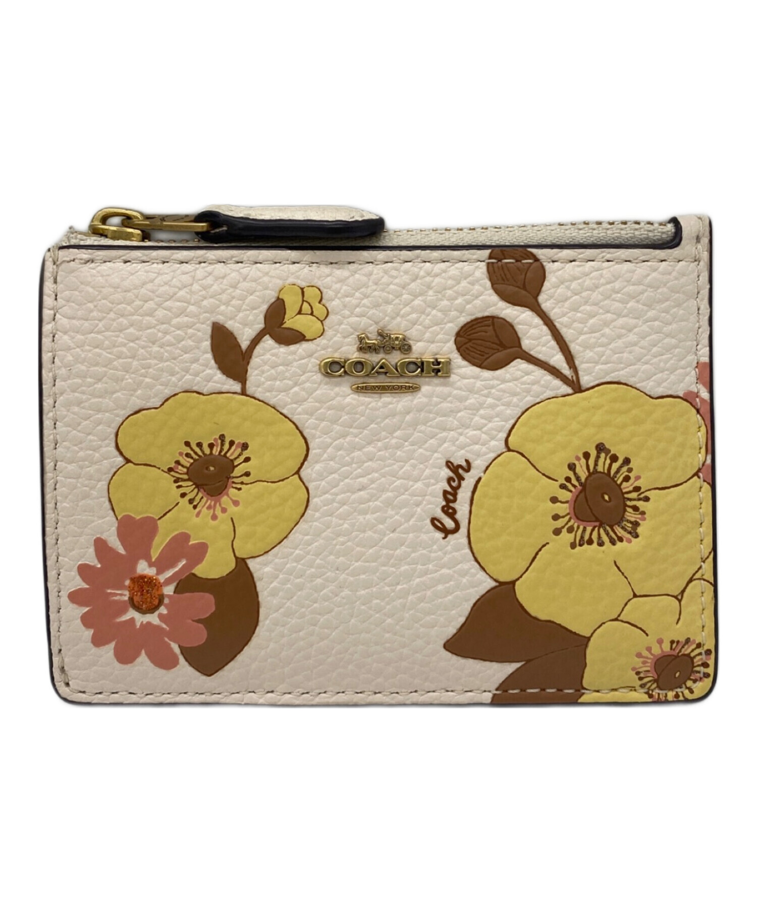 中古・古着通販】COACH (コーチ) パスケース ホワイト｜ブランド・古着