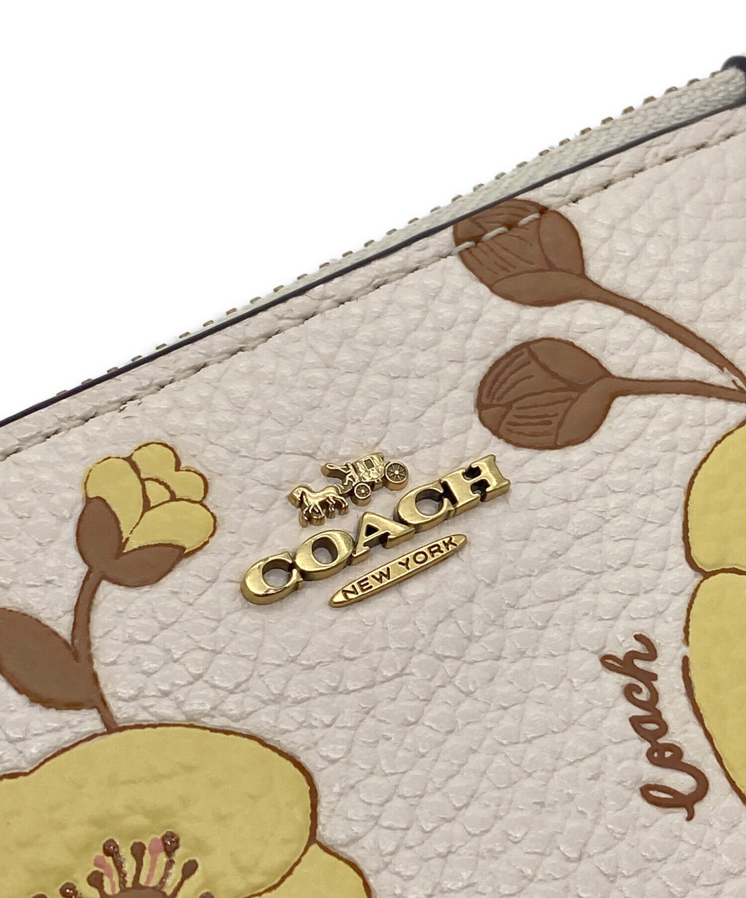 中古・古着通販】COACH (コーチ) パスケース ホワイト｜ブランド・古着