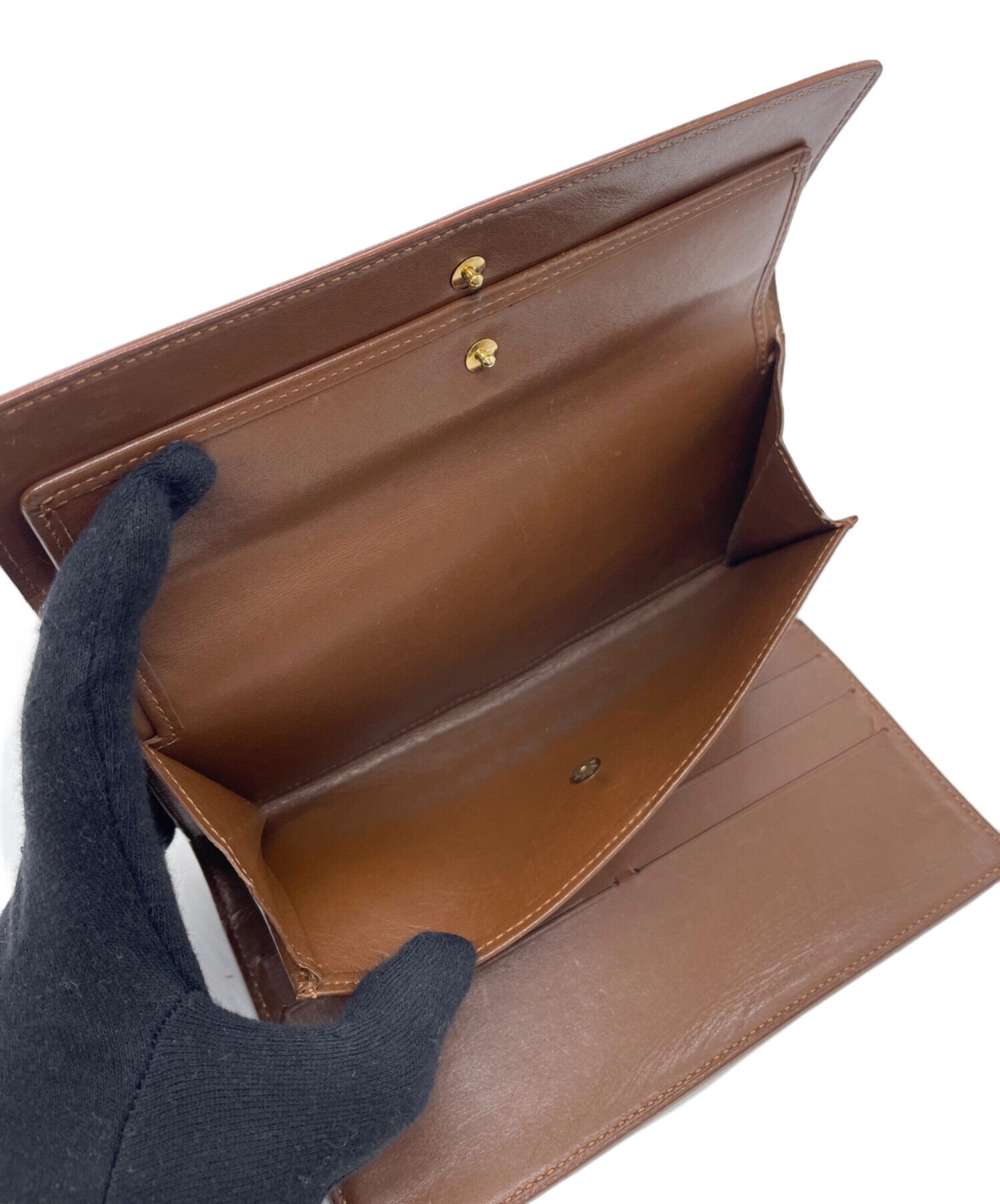 美品✨LOUIS VUITTON ポルトトレゾール インターナショナル ブロンズ 中古・古着通販】LOUIS VUITTON (ルイ ヴィトン) ポルトトレゾール