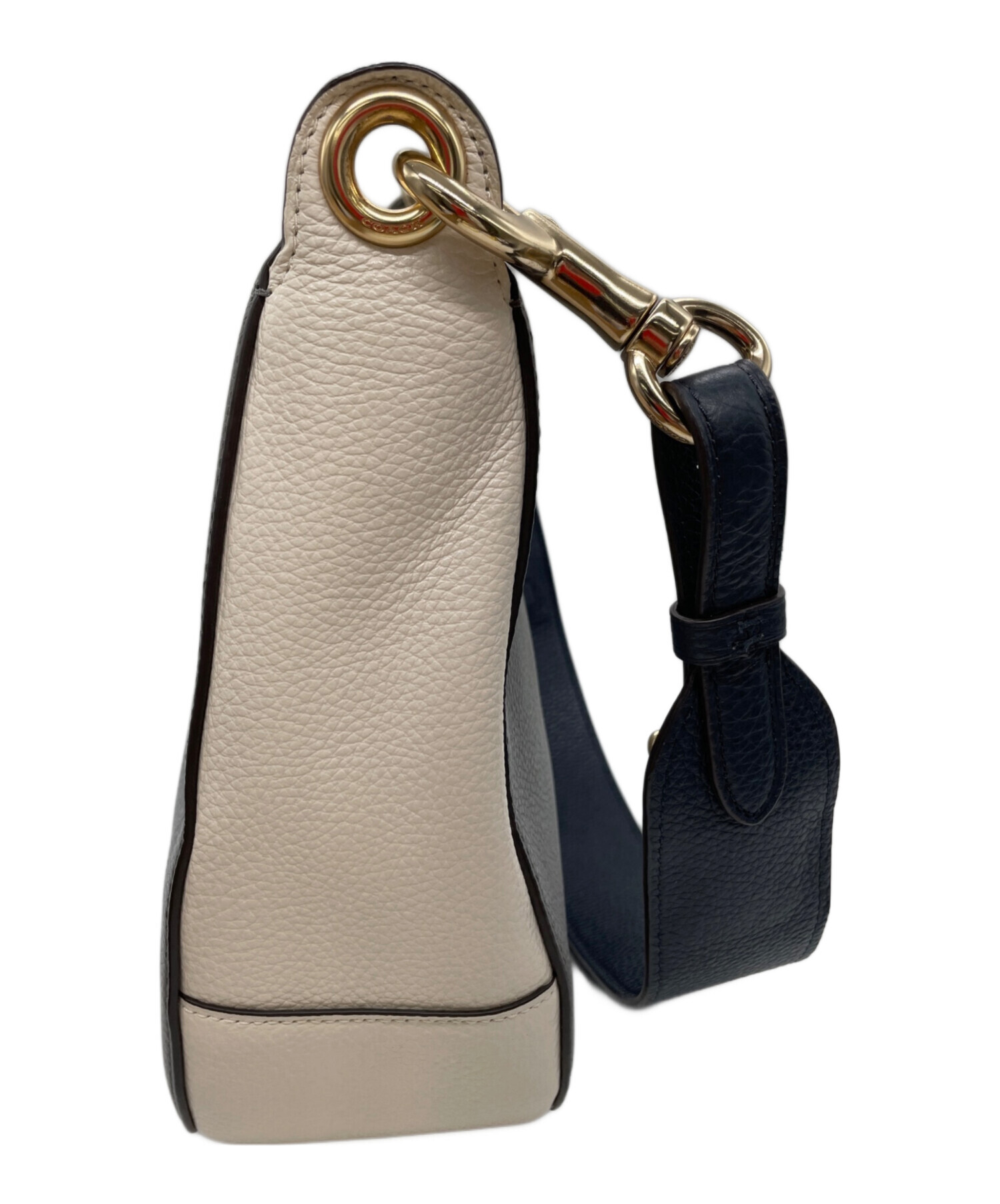 中古・古着通販】COACH (コーチ) ショルダーバッグ グレー×ベージュ 