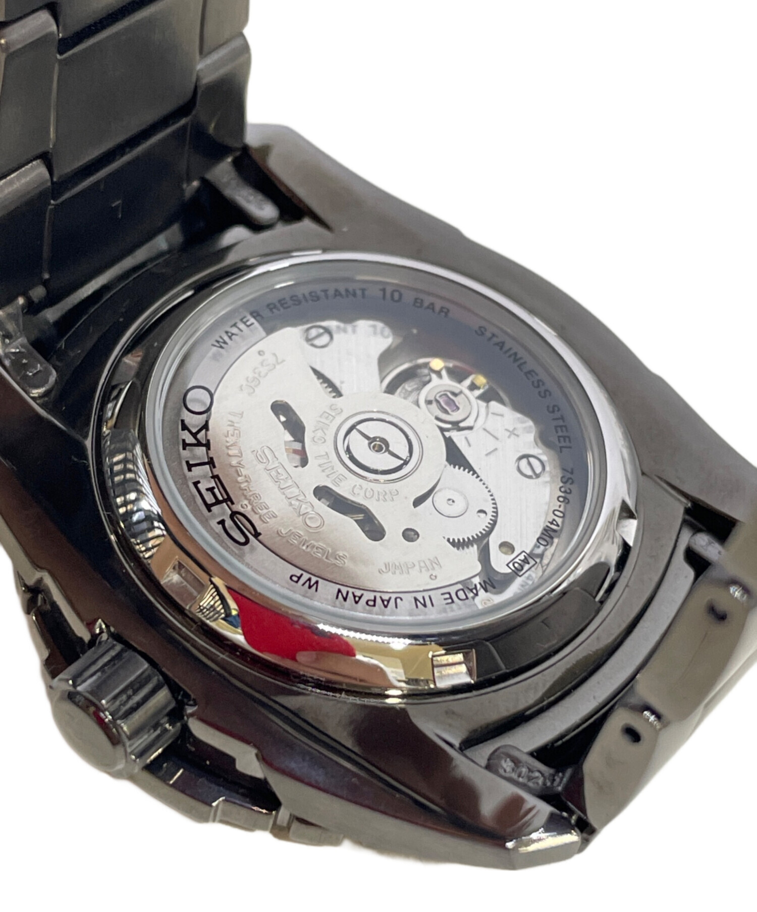 中古・古着通販】SEIKO (セイコー) 7S36-04M0 ブラック｜ブランド