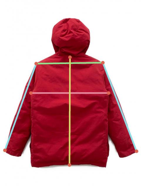 中古・古着通販】DANTON (ダントン) ダウンジャケット レッド サイズ