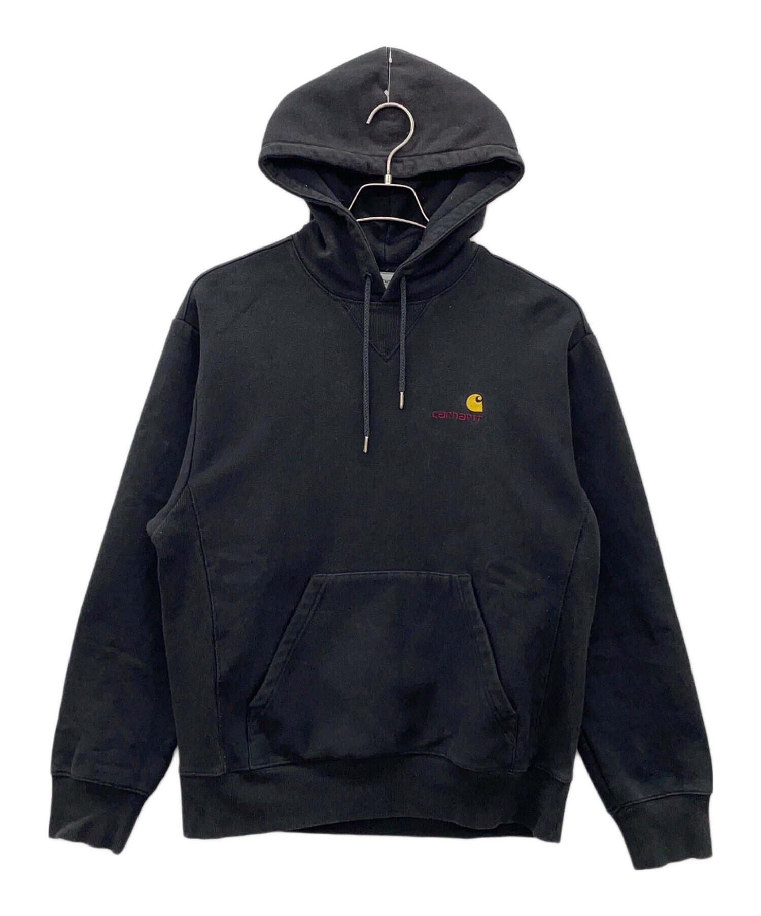 carhart カーハート プルオーバー パーカ ブラック ロゴマーク 2XL 