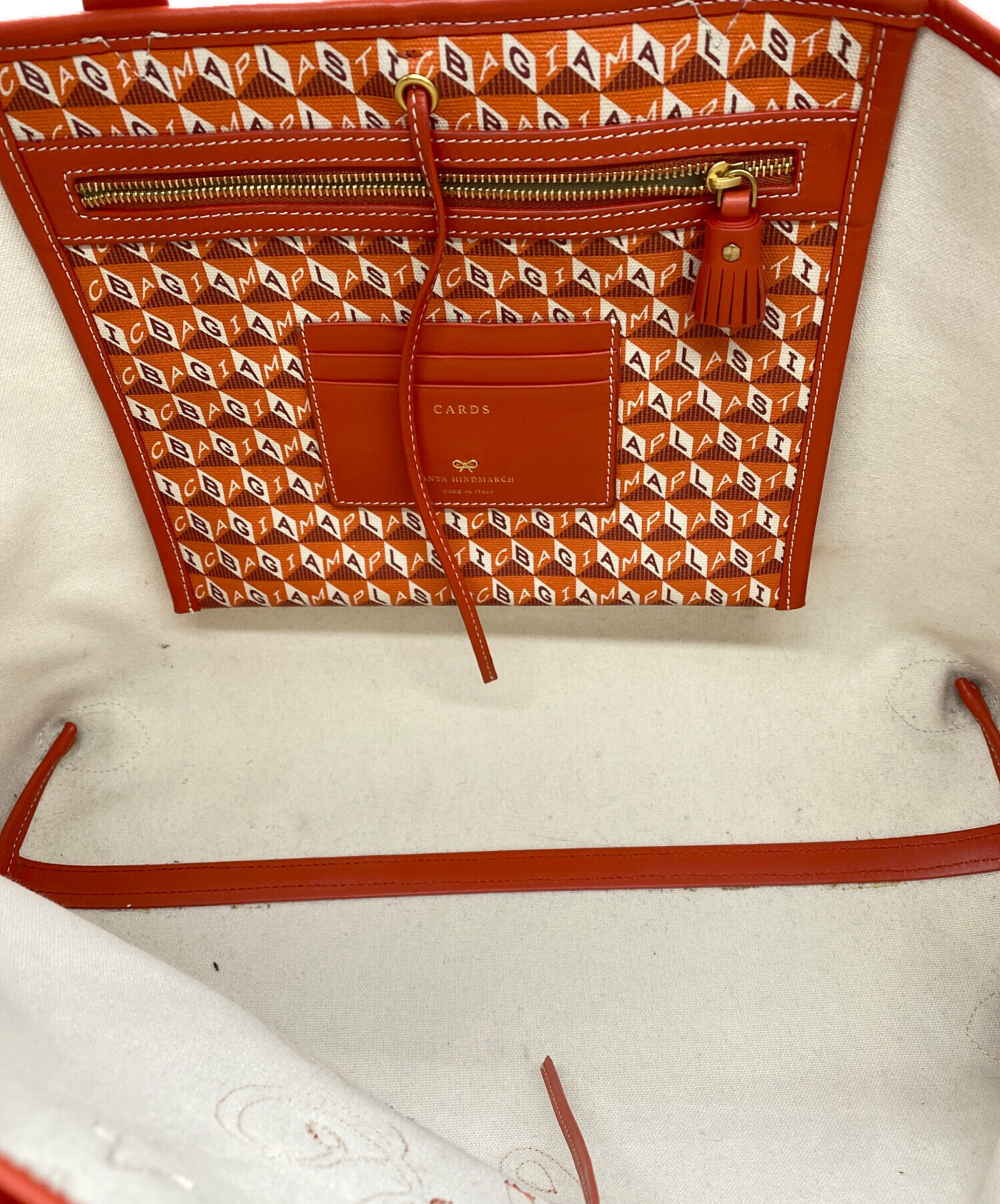 中古・古着通販】ANYA HINDMARCH (アニヤ・ハインドマーチ) トート