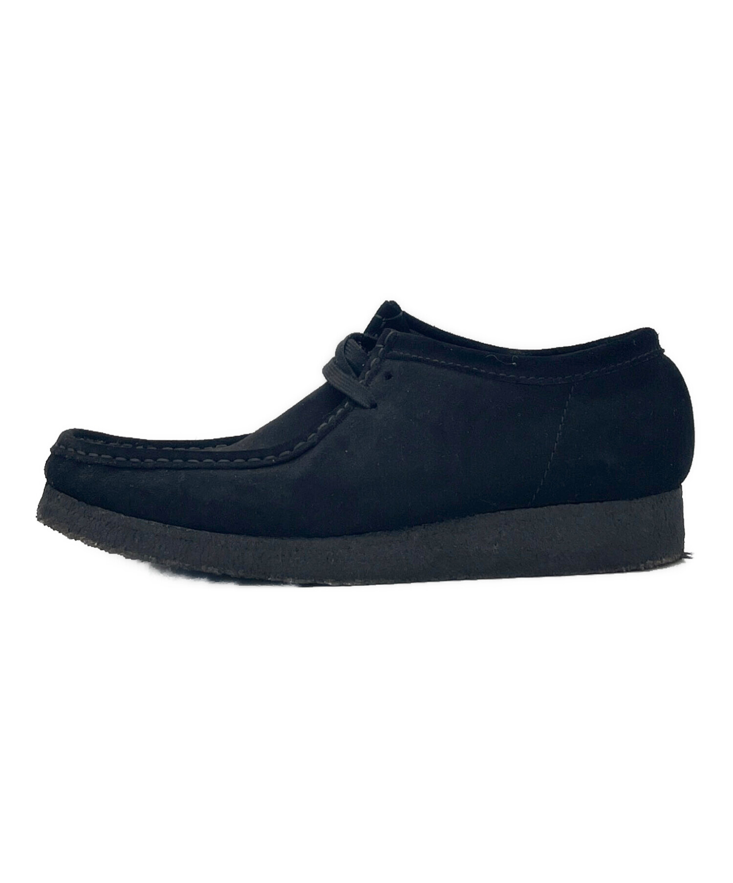 中古・古着通販】CLARKS (クラークス) ワラビーシューズ ブラック
