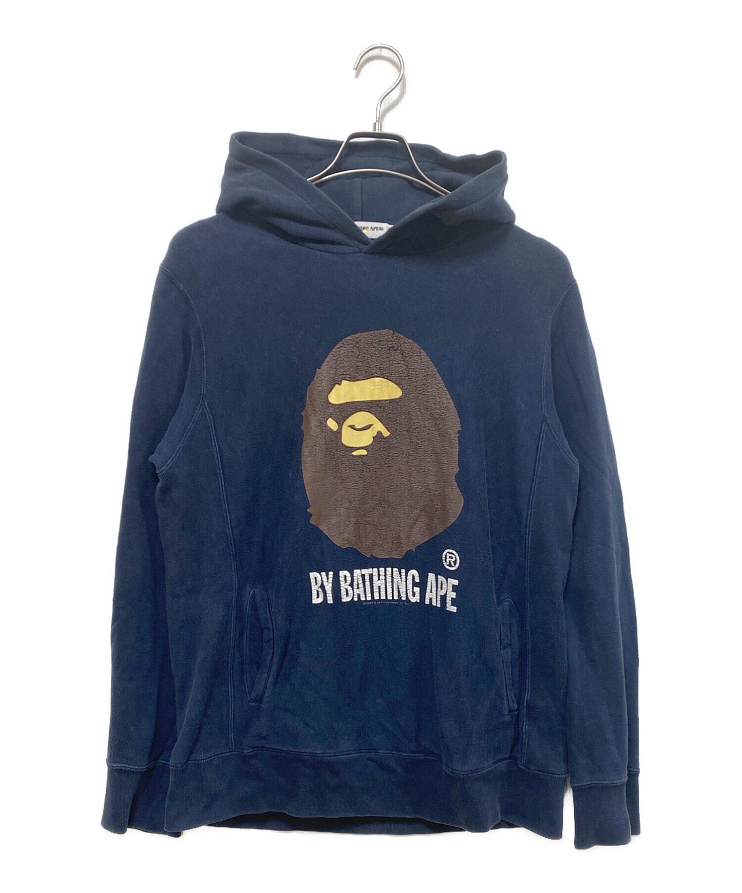 A BATHING APE パーカー ベイシング ネイビー Mサイズ a Ape シャーク