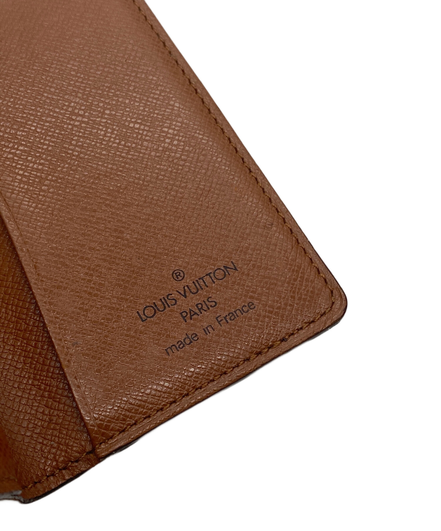 中古・古着通販】LOUIS VUITTON (ルイ ヴィトン) 名刺入れ ブラウン 