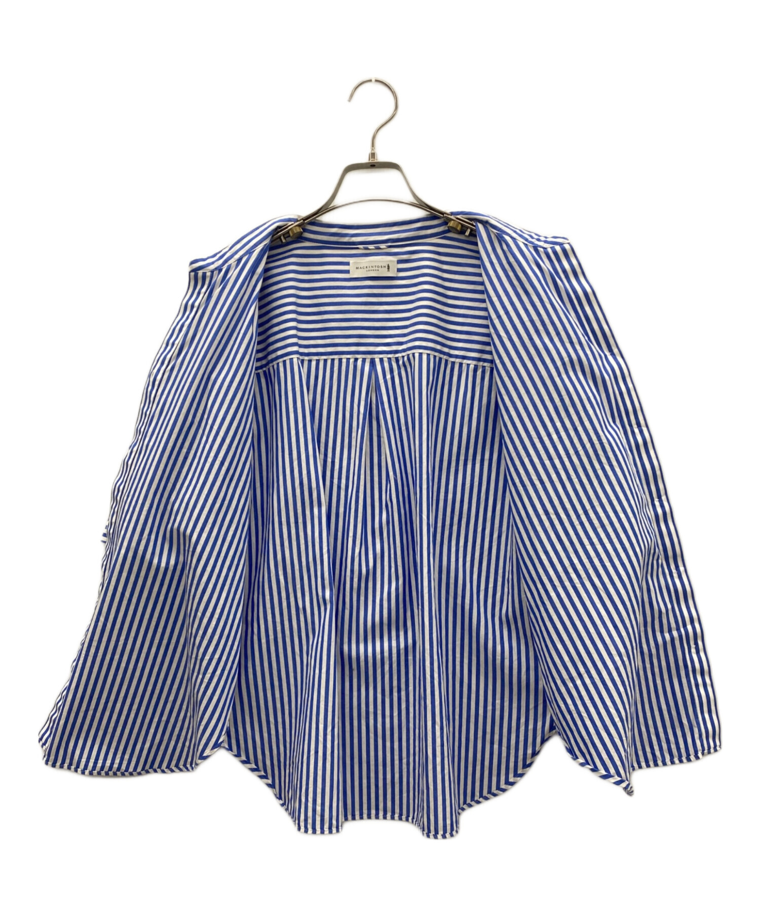 中古・古着通販】MACKINTOSH (マッキントッシュ) 半袖ブラウス ブルー 