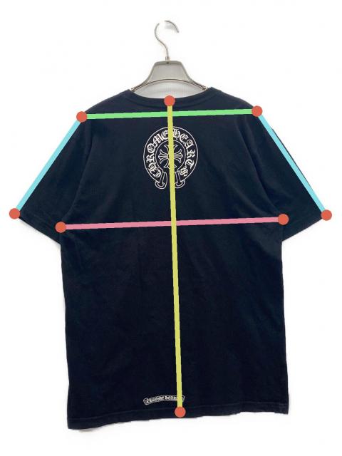 中古・古着通販】CHROME HEARTS (クロムハーツ) Tシャツ ブラック