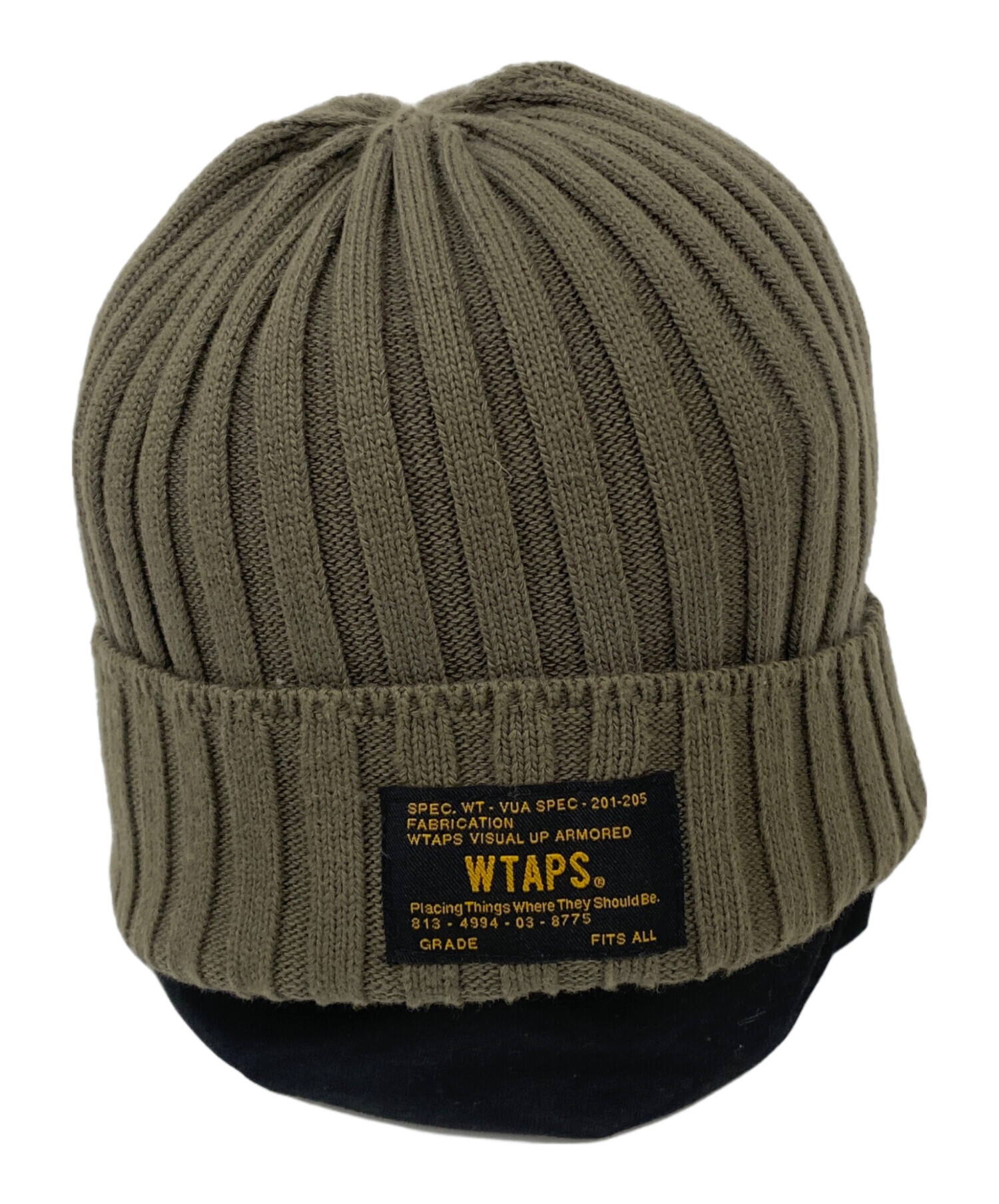 中古・古着通販】WTAPS (ダブルタップス) ビーニー オリーブ｜ブランド