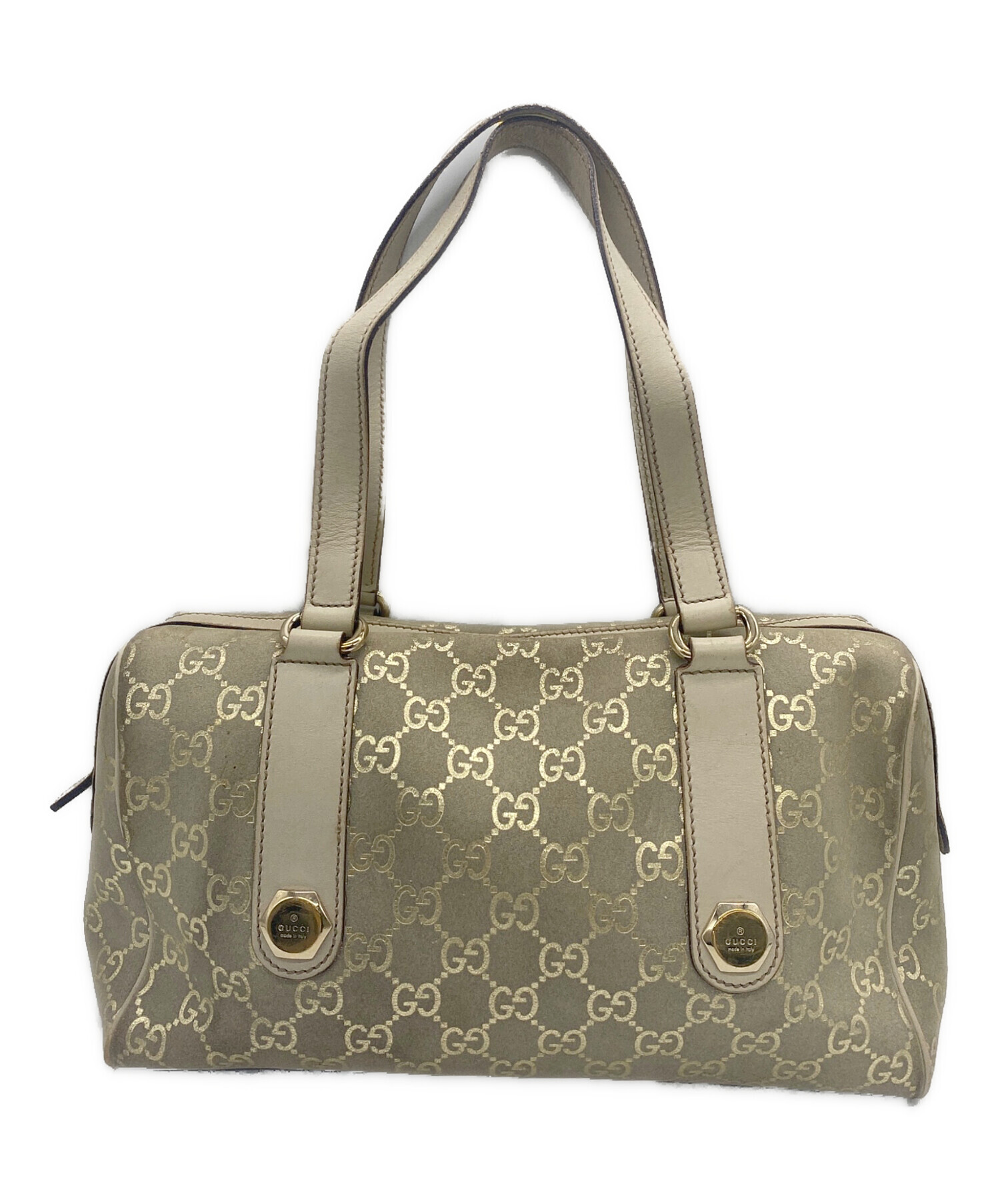 中古・古着通販】GUCCI (グッチ) ハンドバッグ アイボリー｜ブランド 