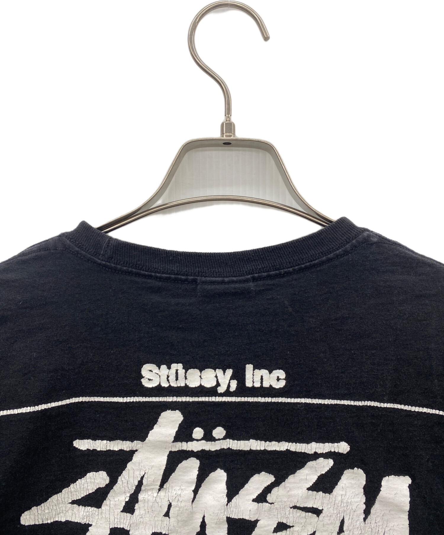 中古・古着通販】stussy (ステューシー) 半袖カットソー ブラック
