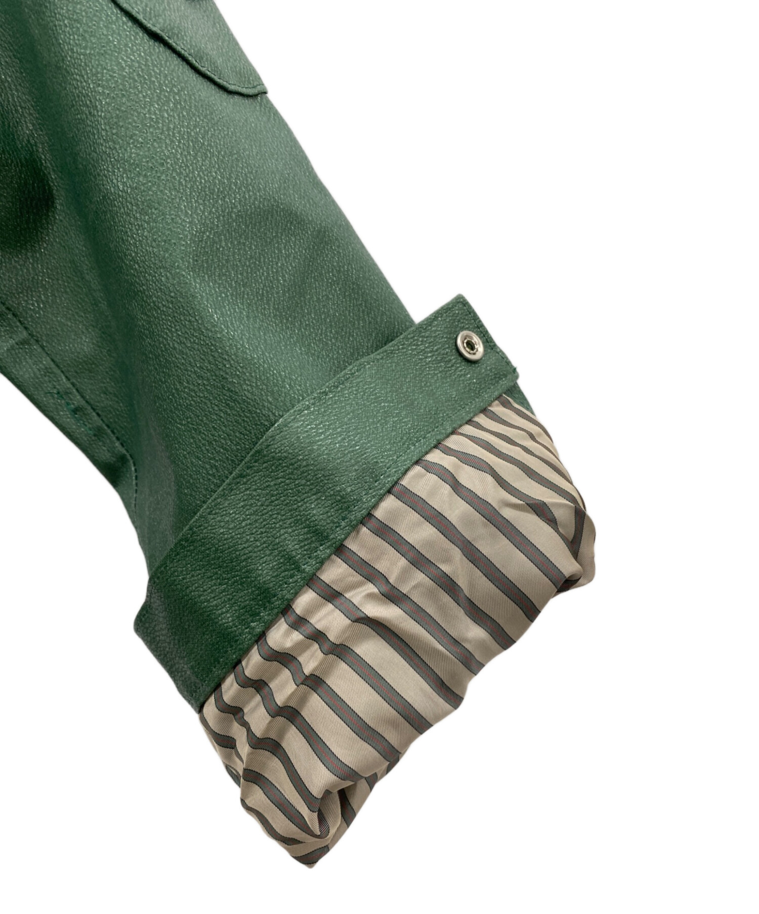 コルディア ダークグリーン レトロ古着 金ボタン ジャケット テニス