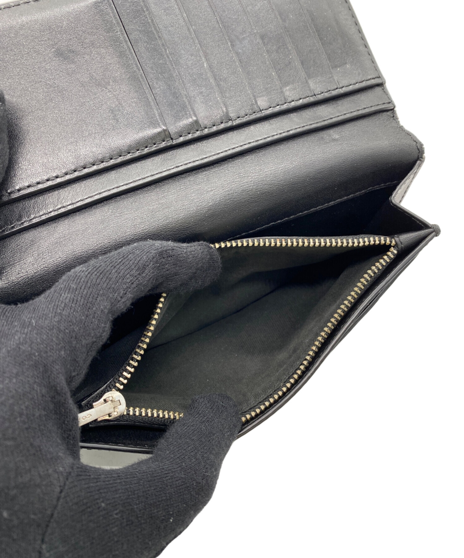 中古・古着通販】COACH (コーチ) 長財布 ブラック｜ブランド