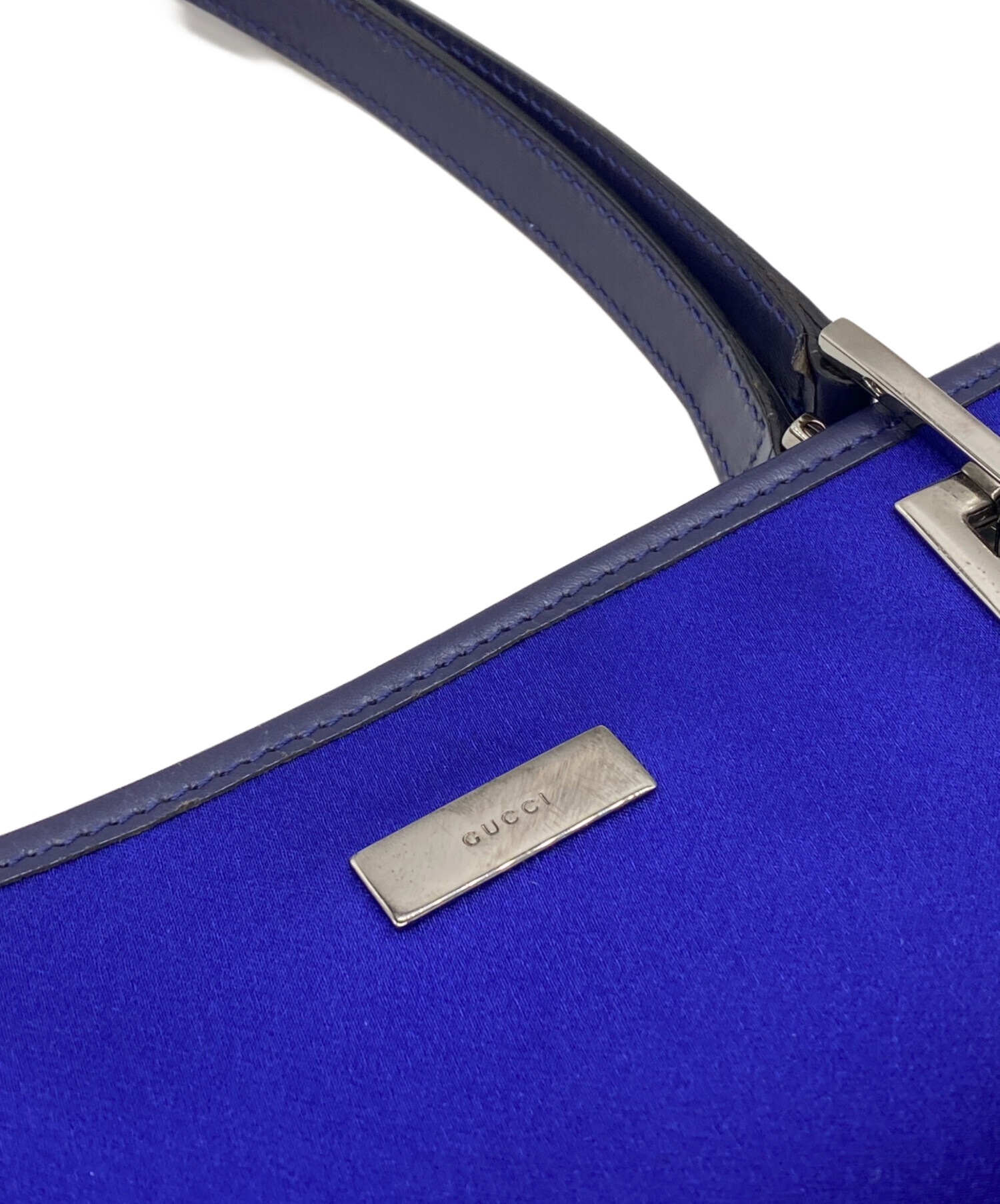 中古・古着通販】GUCCI (グッチ) ショルダーバッグ ブルー｜ブランド 
