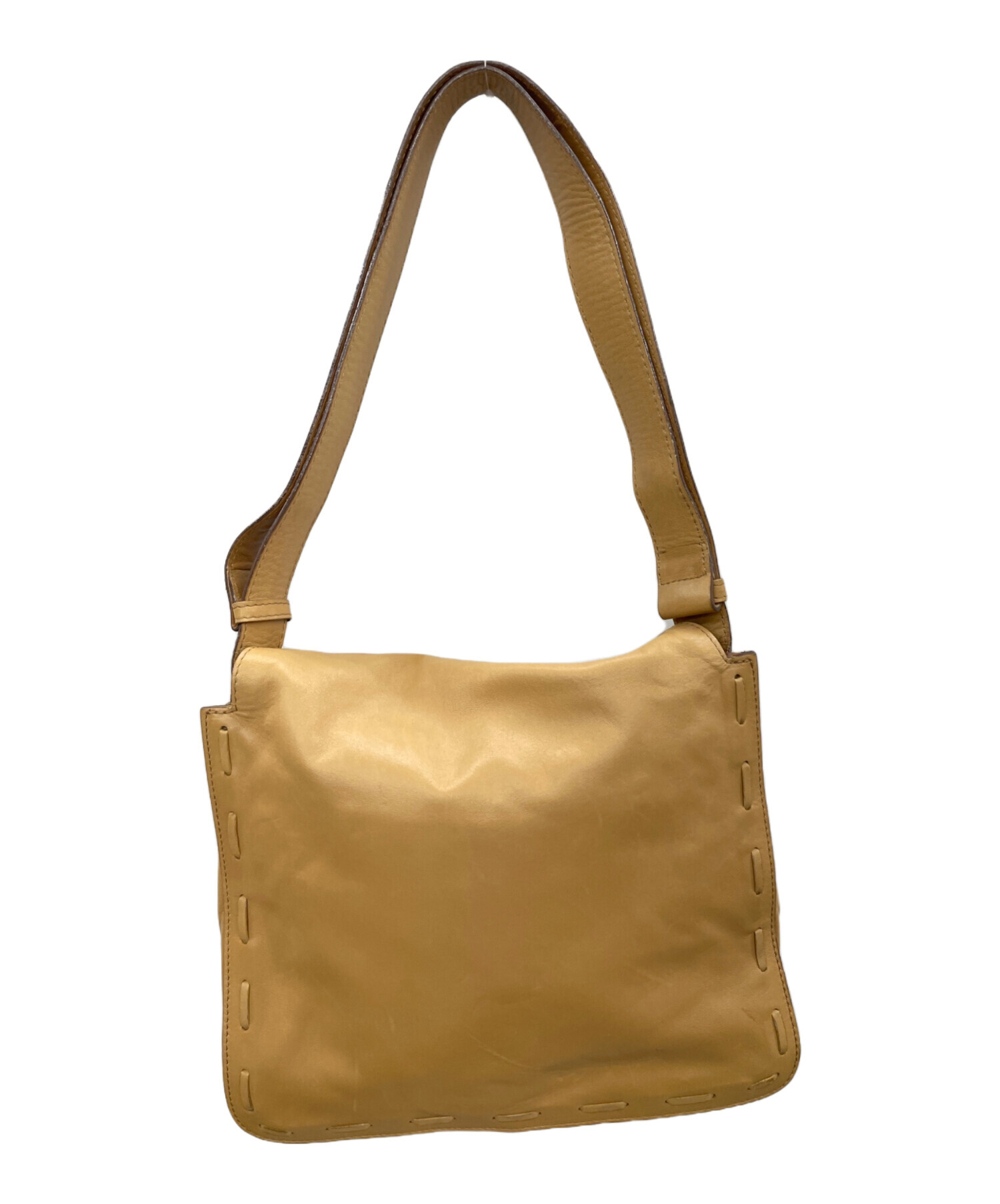 中古・古着通販】BOTTEGA VENETA (ボッテガベネタ) レザーショルダー  