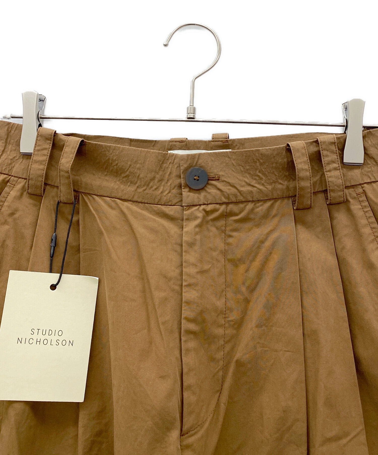 STUDIO NICHOLSON サイズ1 ブラウン 中古・古着通販】STUDIO NICHOLSON (スタジオ ニコルソン) YALE DOUBLE