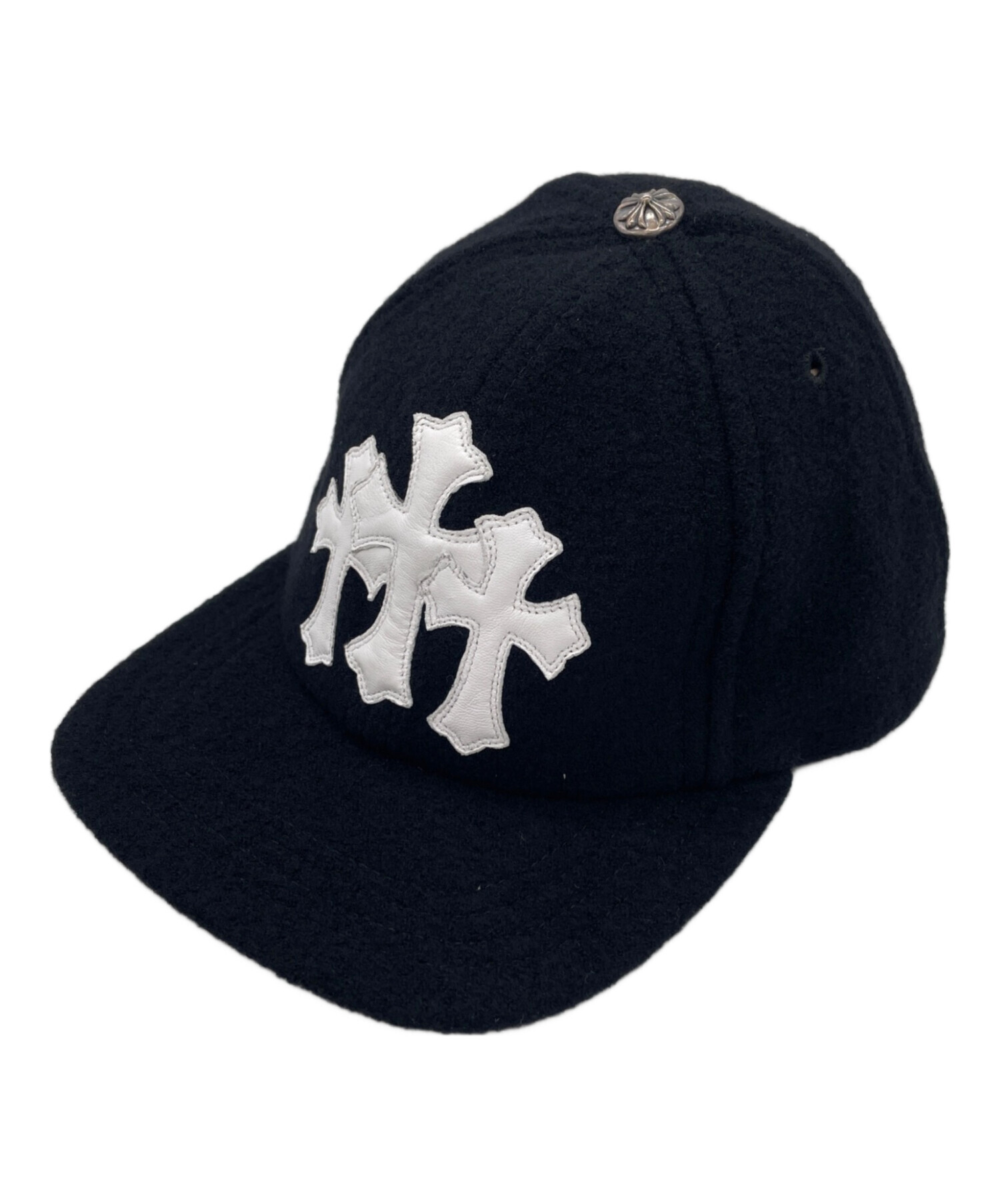 CHROME HEARTS ブラックキャップ　新品未使用 中古・古着通販】CHROME HEARTS (クロムハーツ) キャップ ブラック
