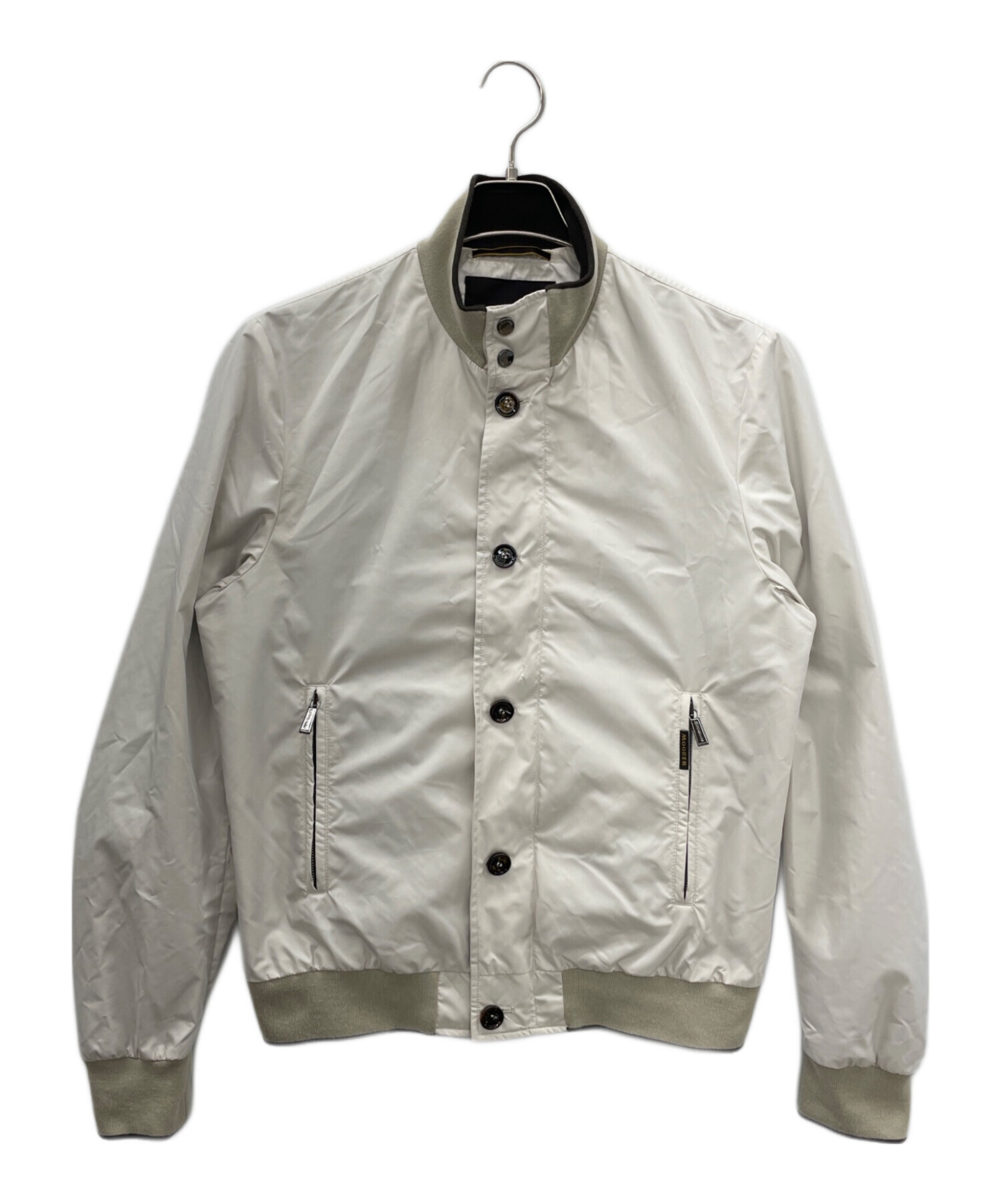 Moorer ベージュ ナイロンジャケット 中古・古着通販】MOORER (ムーレー) ナイロンジャケット ベージュ