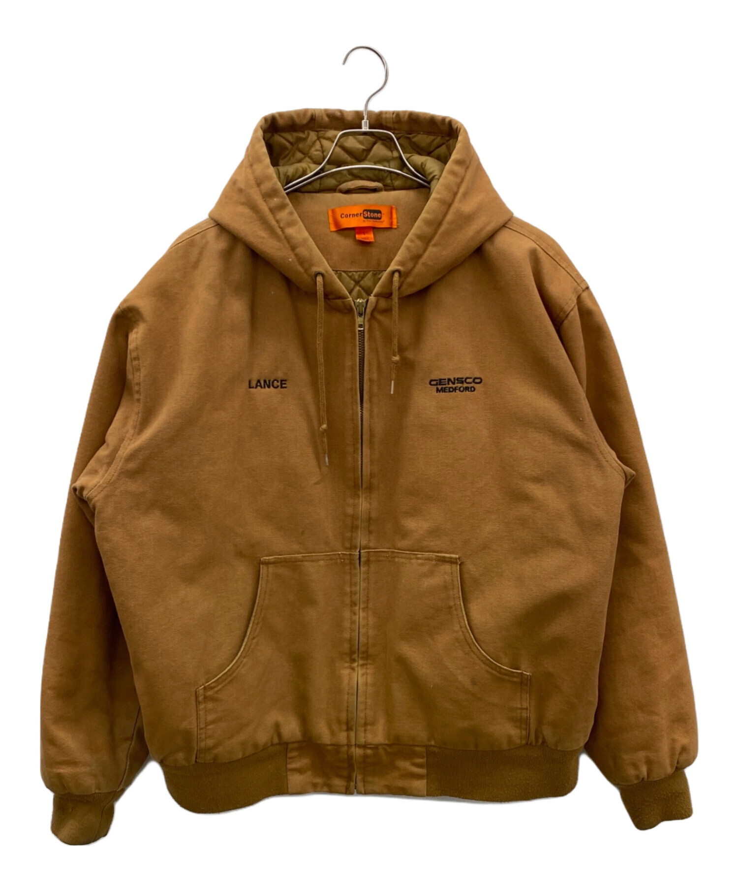 コーナーストーン⁄CornerStone Duck Cloth Hooded Woork Jacket corner