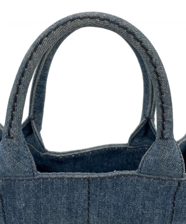 値下げ！PRADA デニム トートバッグ 中古・古着通販】PRADA (プラダ) デニムトートバッグ｜ブランド・古着