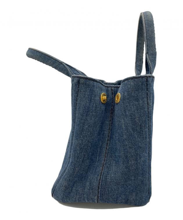 プラダ　デニム　トート　バッグ 中古・古着通販】PRADA (プラダ) デニムトートバッグ｜ブランド・古着