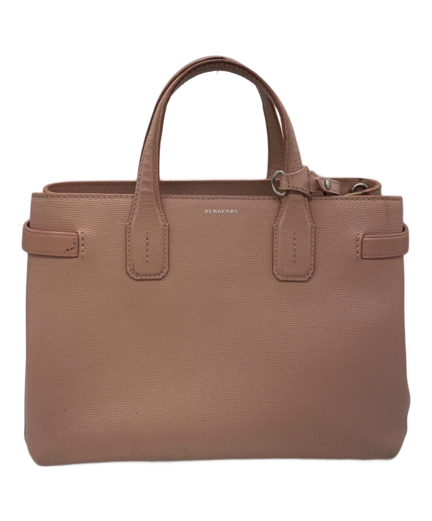 中古・古着通販】BURBERRY (バーバリー) 2WAYショルダーバッグ ピンク