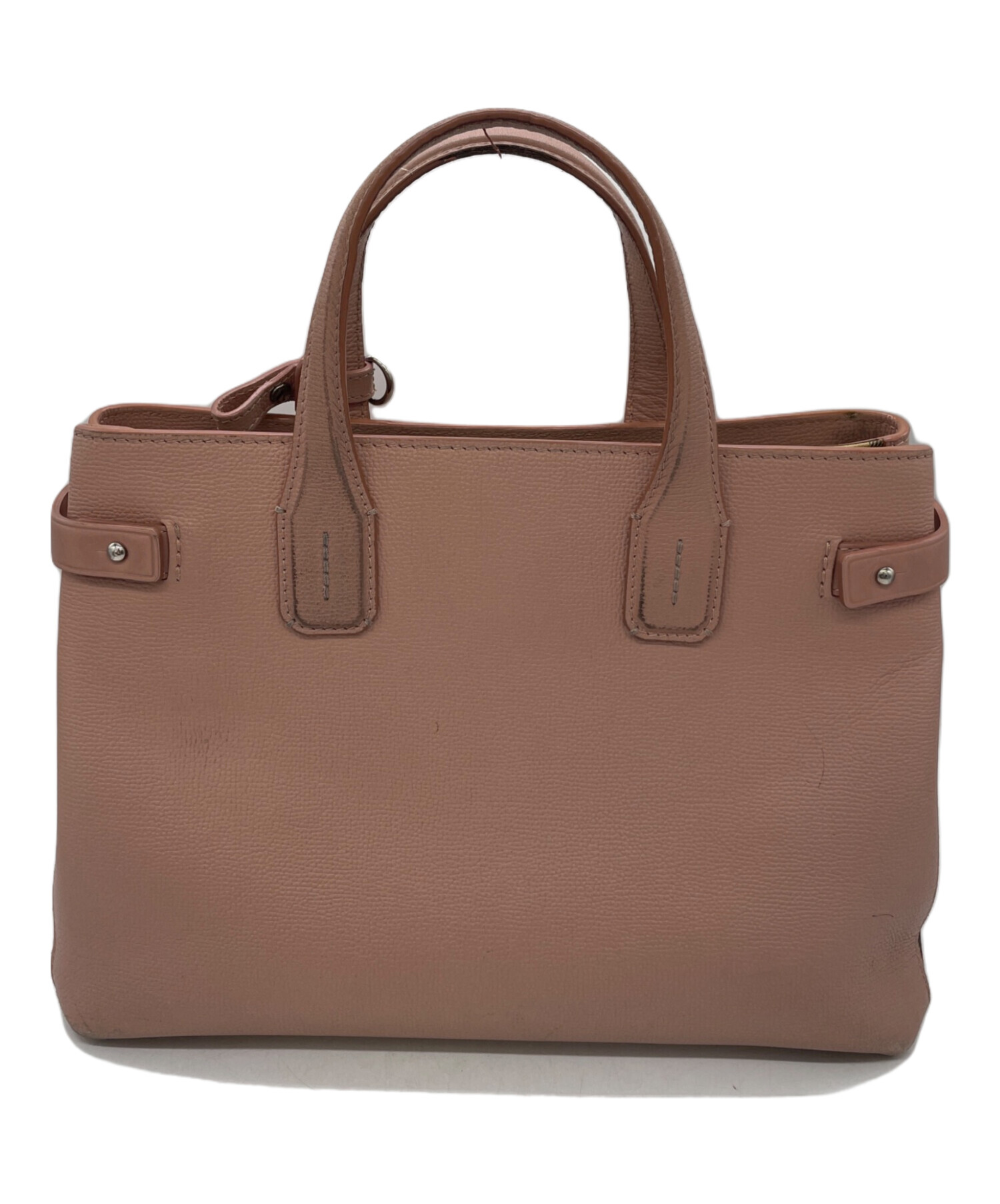 中古・古着通販】BURBERRY (バーバリー) 2WAYショルダーバッグ ピンク 