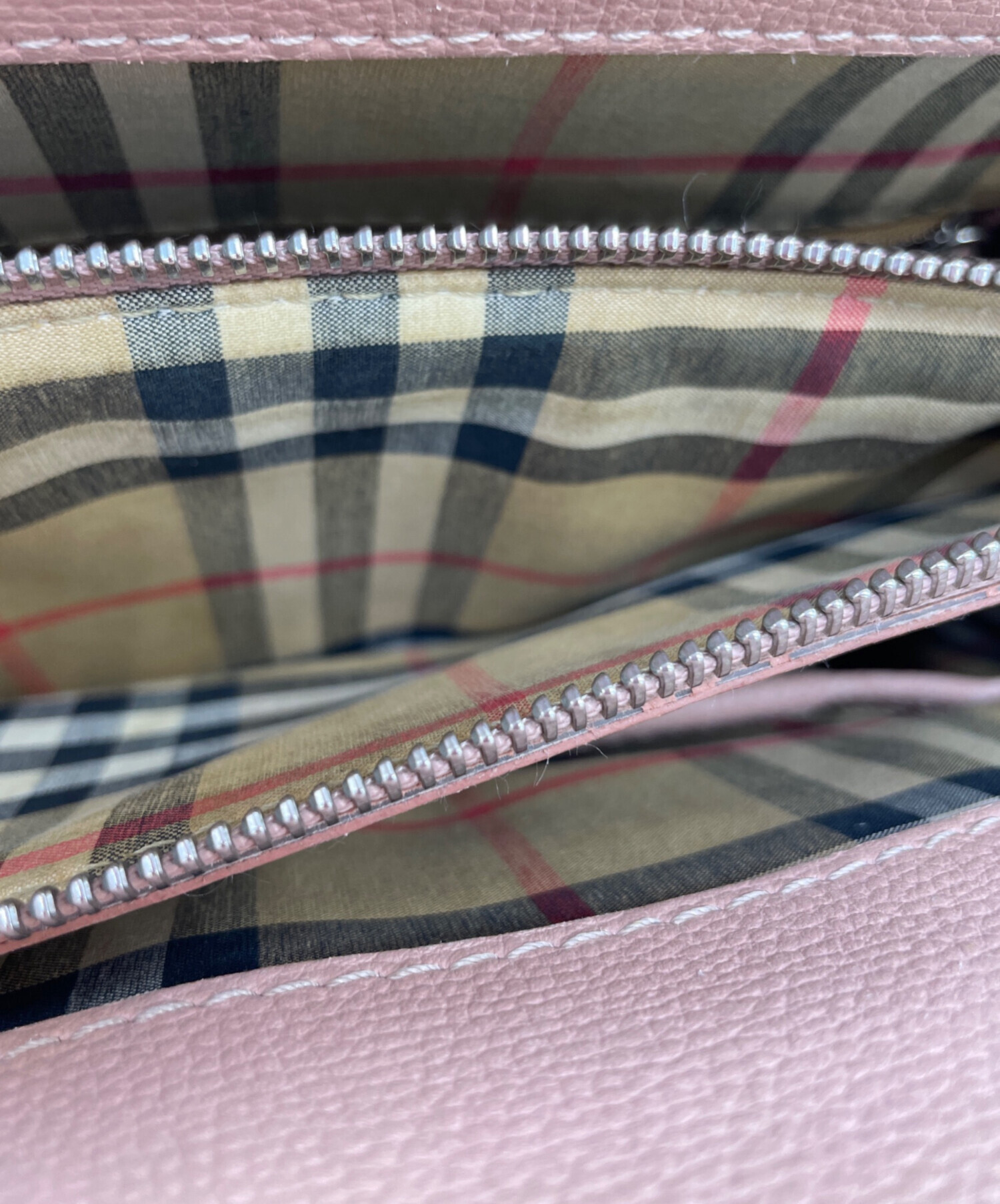 【BURBERRY】２way　ショルダーバッグ　ピンク 中古・古着通販】BURBERRY BLUE LABEL (バーバリーブルーレーベル