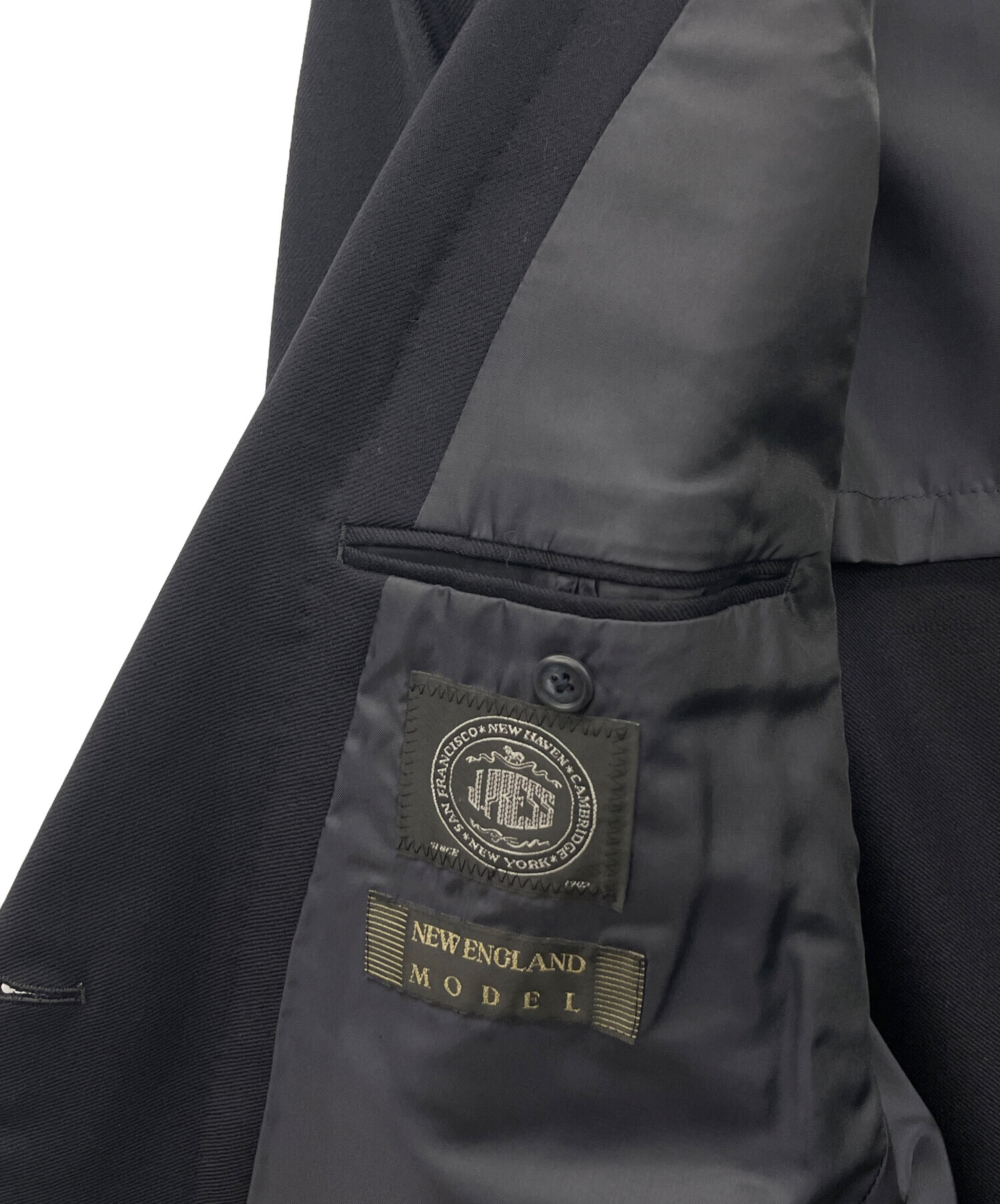 中古・古着通販】J.PRESS (ジェイプレス) ダブル紺ブレザー ネイビー