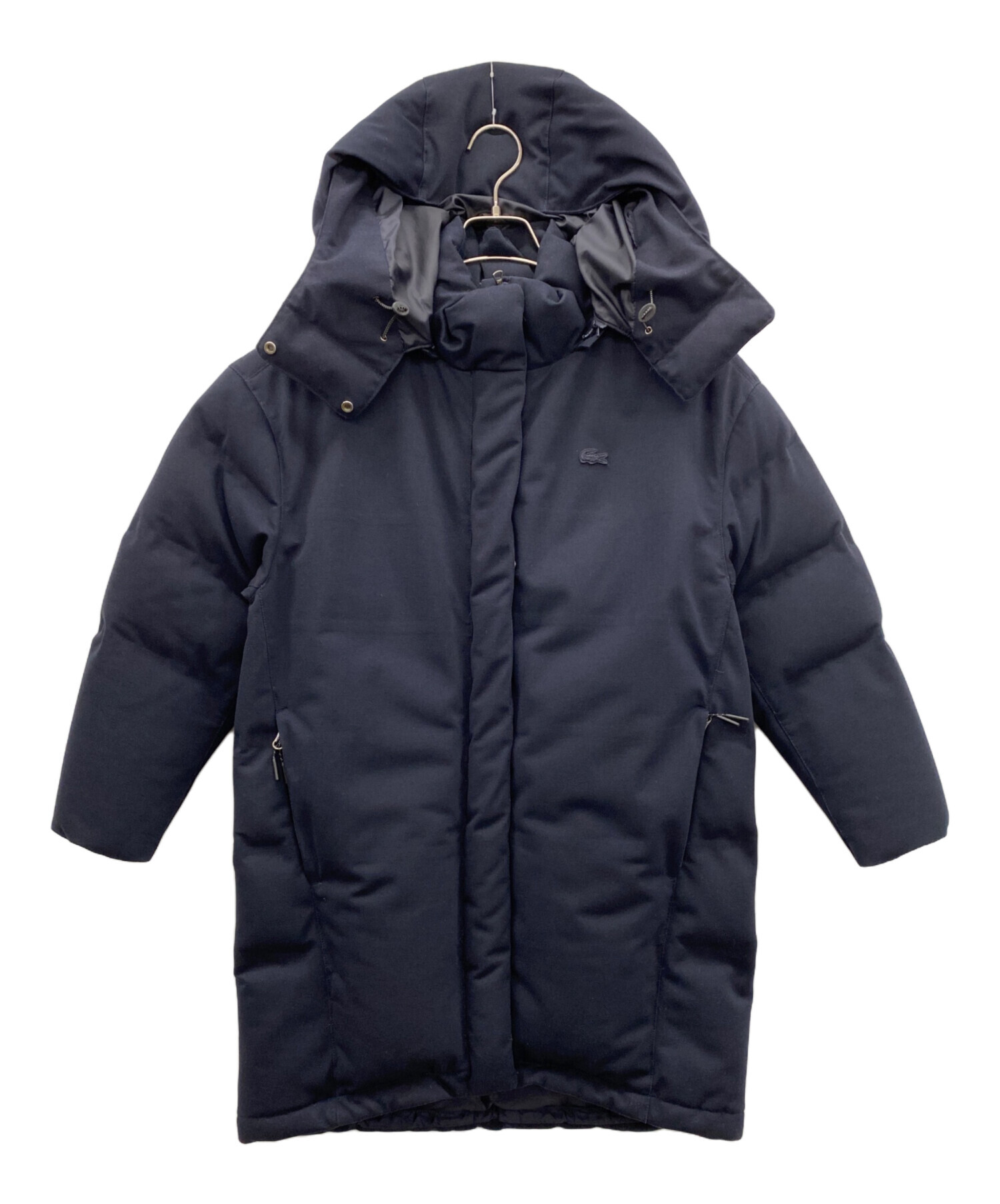 中古・古着通販】LACOSTE (ラコステ) ダウンコート ネイビー サイズ:36 