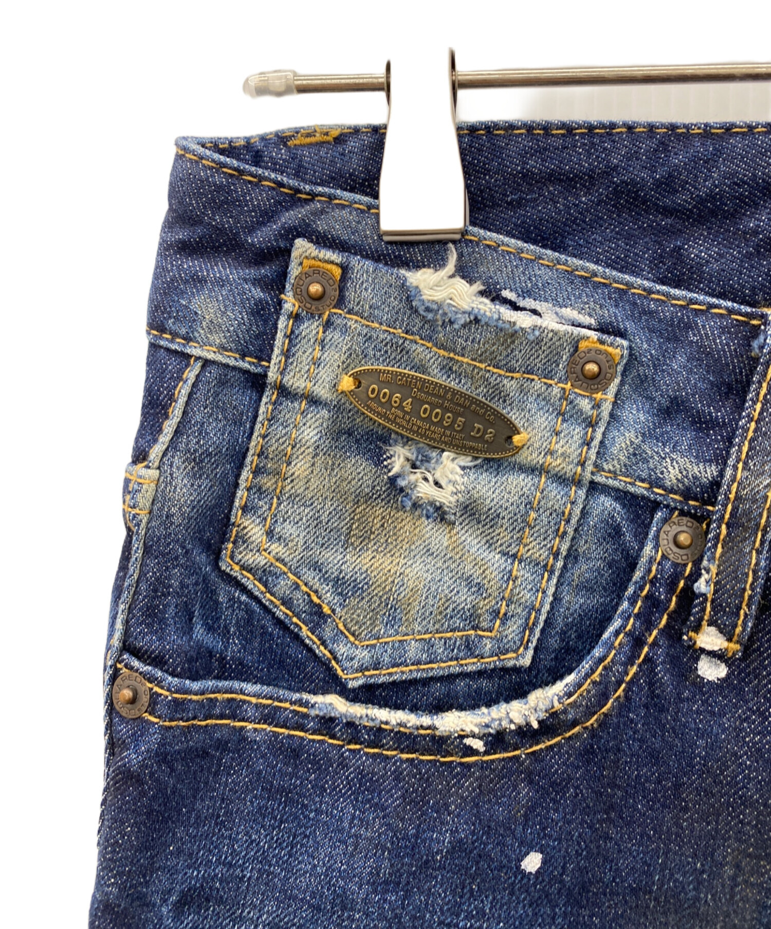 中古・古着通販】DSQUARED2 (ディースクエアード) スキニーデニム