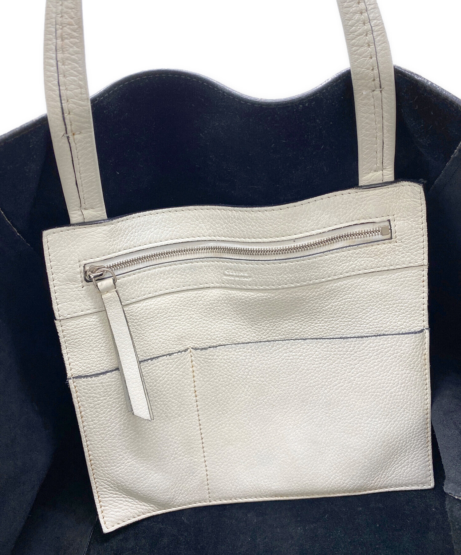 中古・古着通販】CELINE (セリーヌ) トートバッグ ホワイト｜ブランド