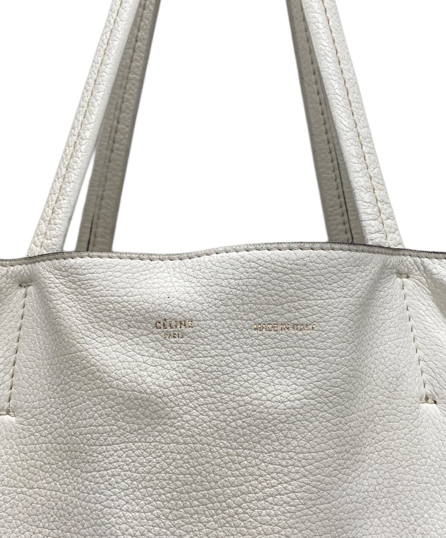 中古・古着通販】CELINE (セリーヌ) トートバッグ ホワイト｜ブランド