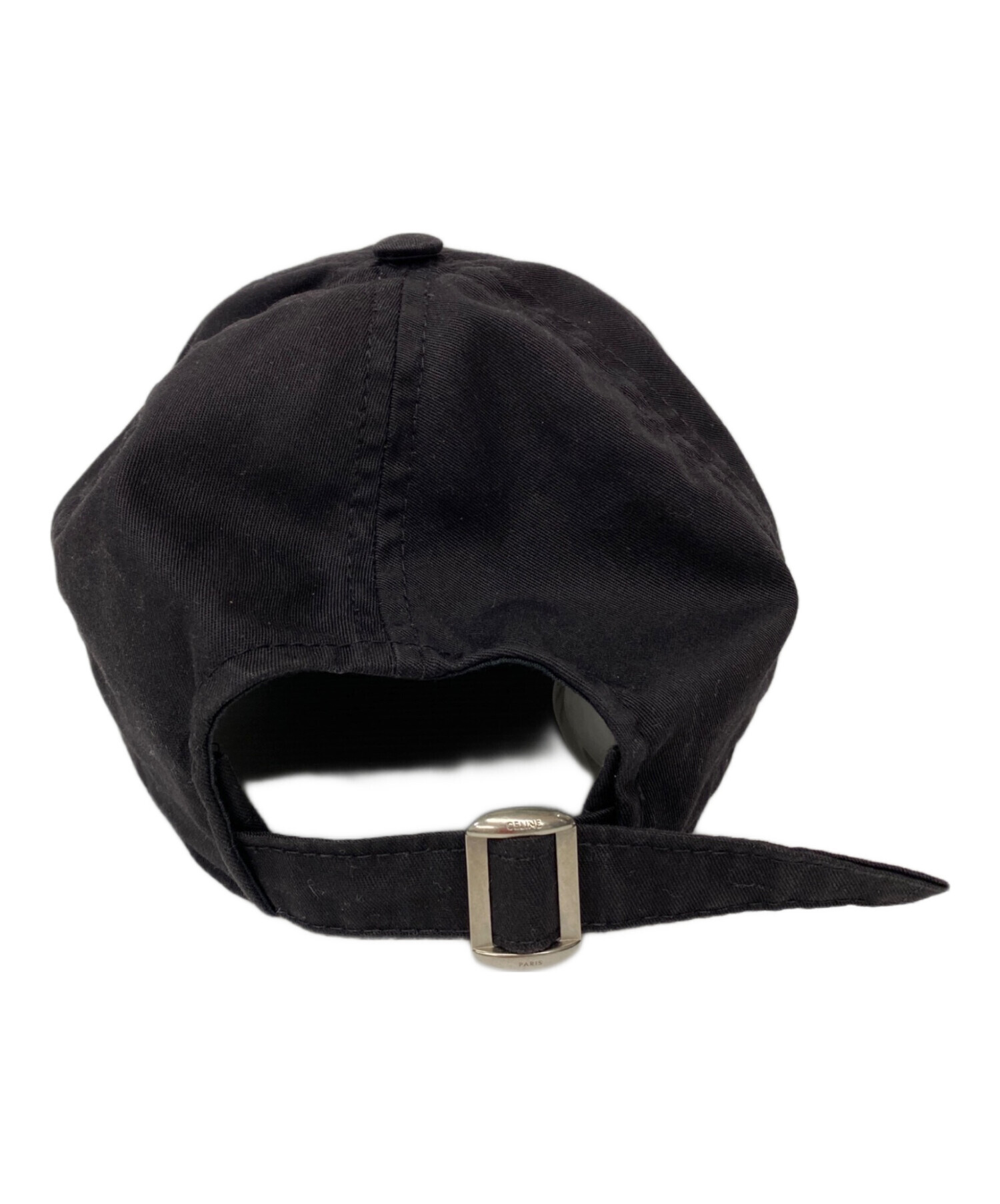 中古・古着通販】CELINE (セリーヌ) キャップ ブラック サイズ:FREE